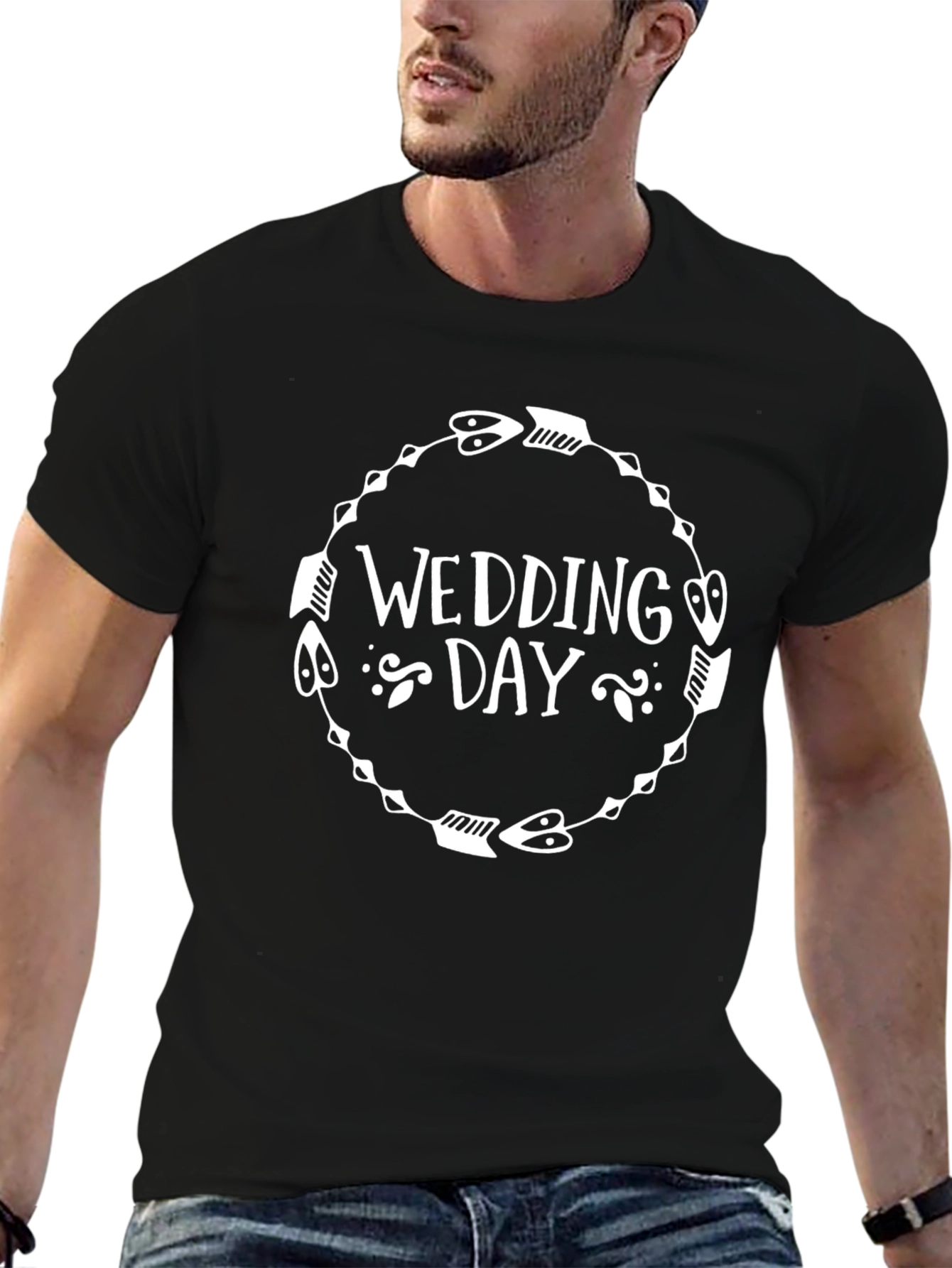 Wedding Day T-Shirt - Stylish Celebration Tee