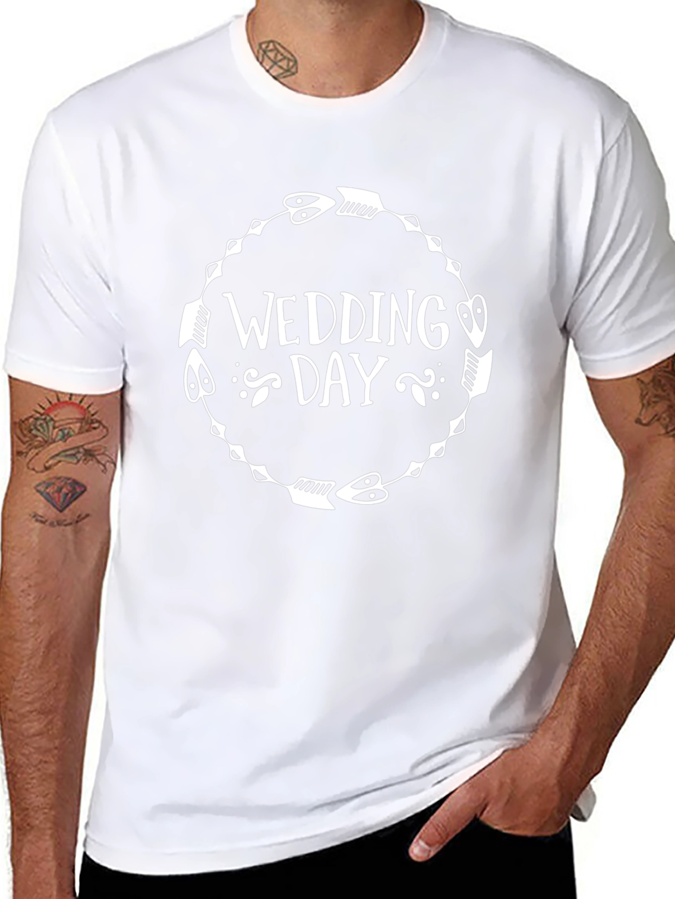 Wedding Day T-Shirt - Stylish Celebration Tee