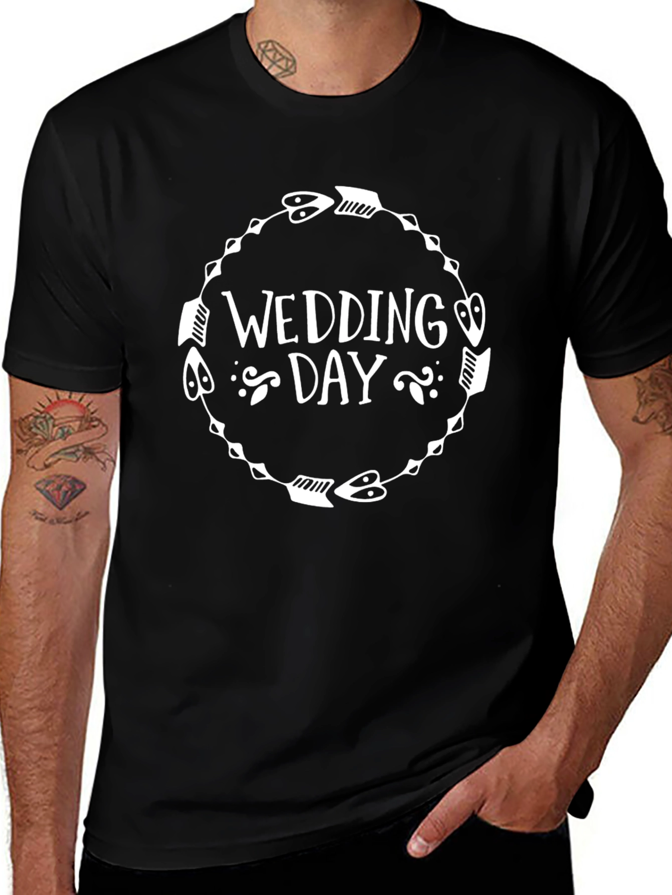 Wedding Day T-Shirt - Stylish Celebration Tee