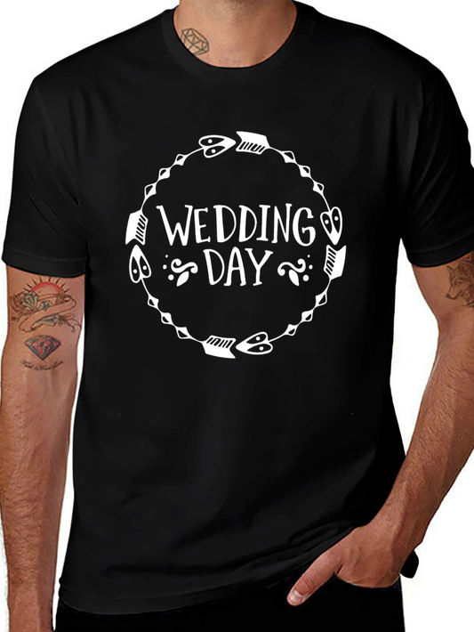 Wedding Day T-Shirt - Stylish Celebration Tee