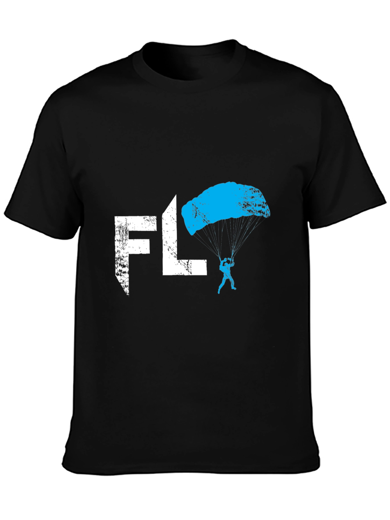 FL Skydiving Graphic T-Shirt - Black