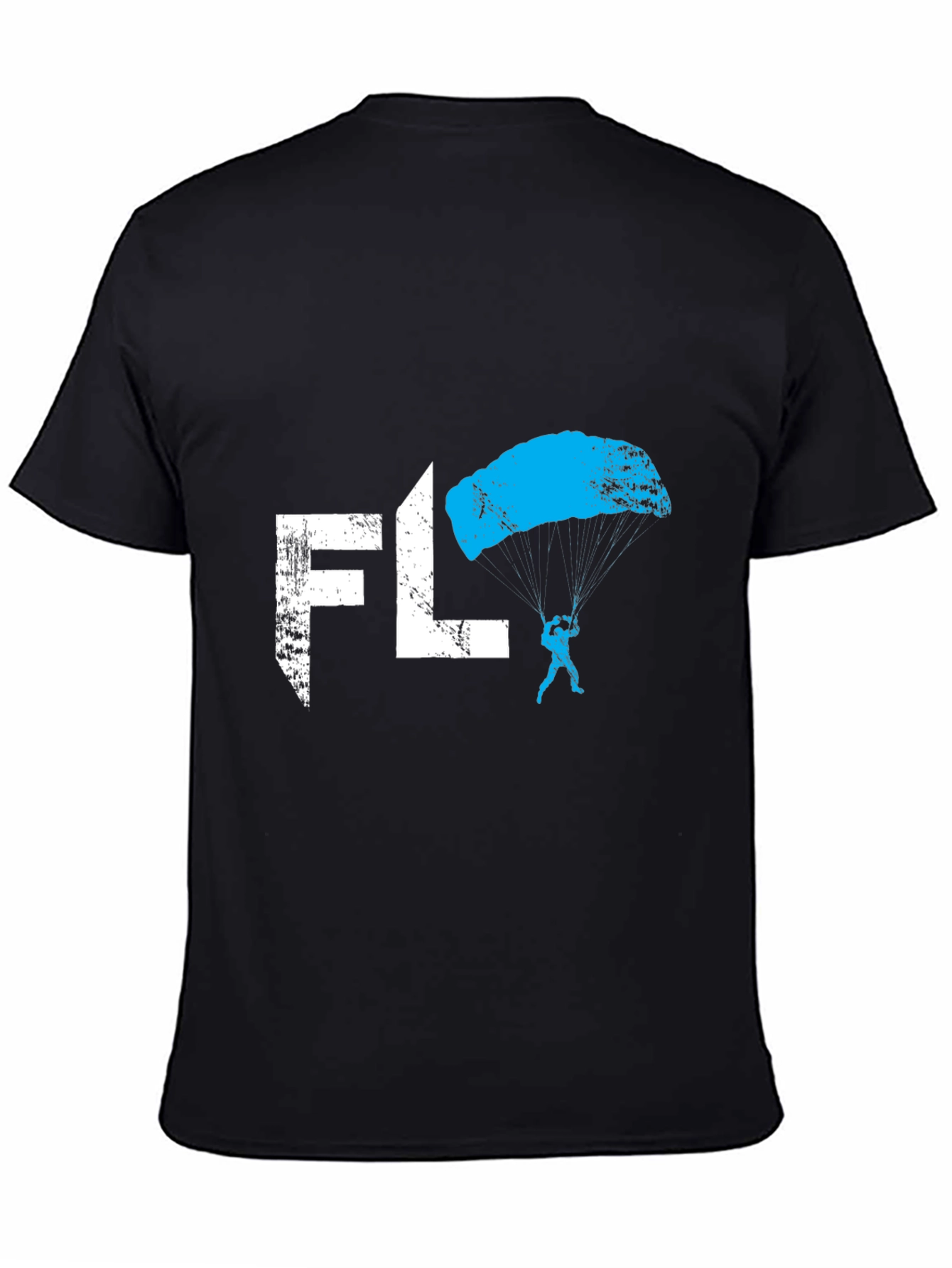 FL Skydiving Graphic T-Shirt - Black