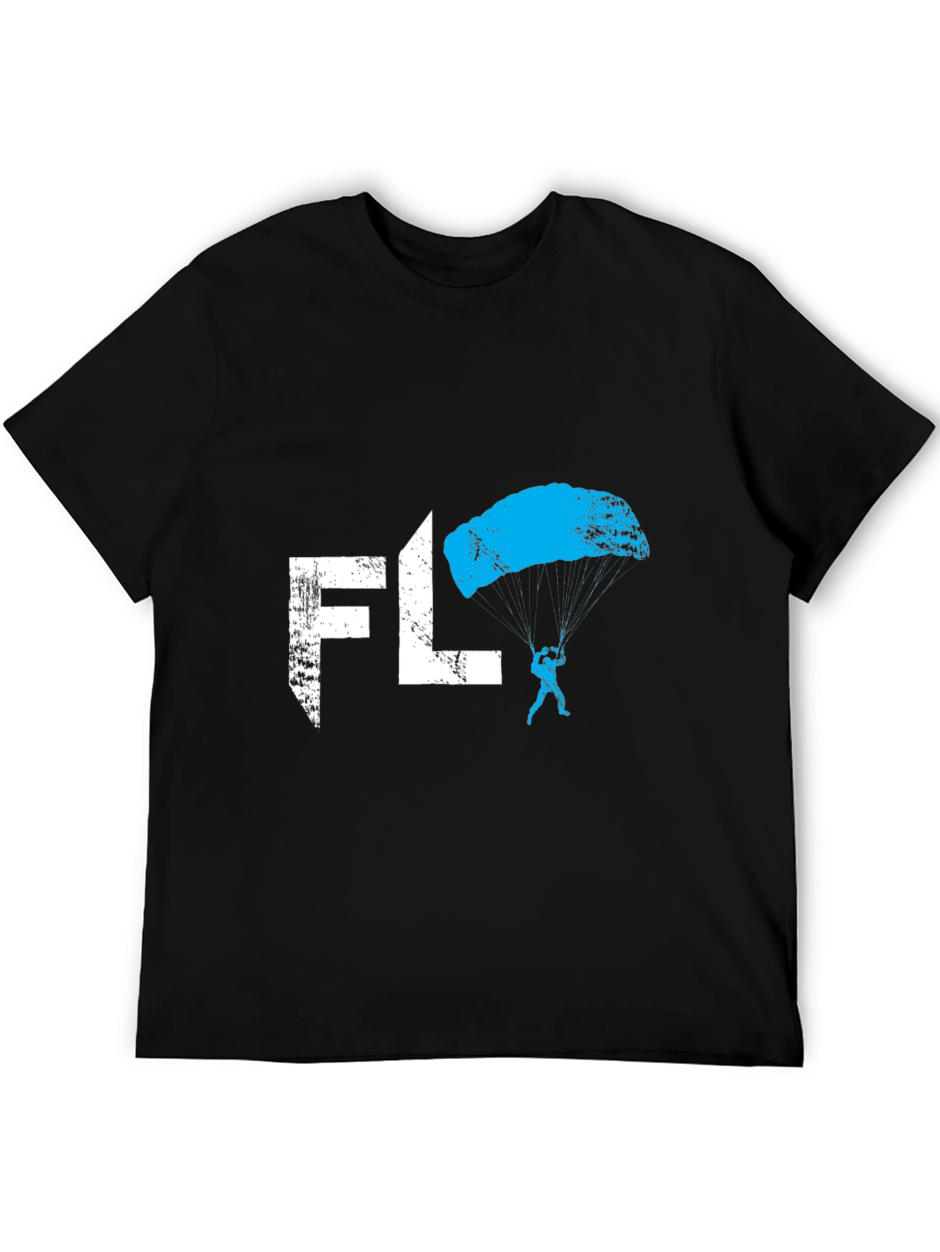 FL Skydiving Graphic T-Shirt - Black
