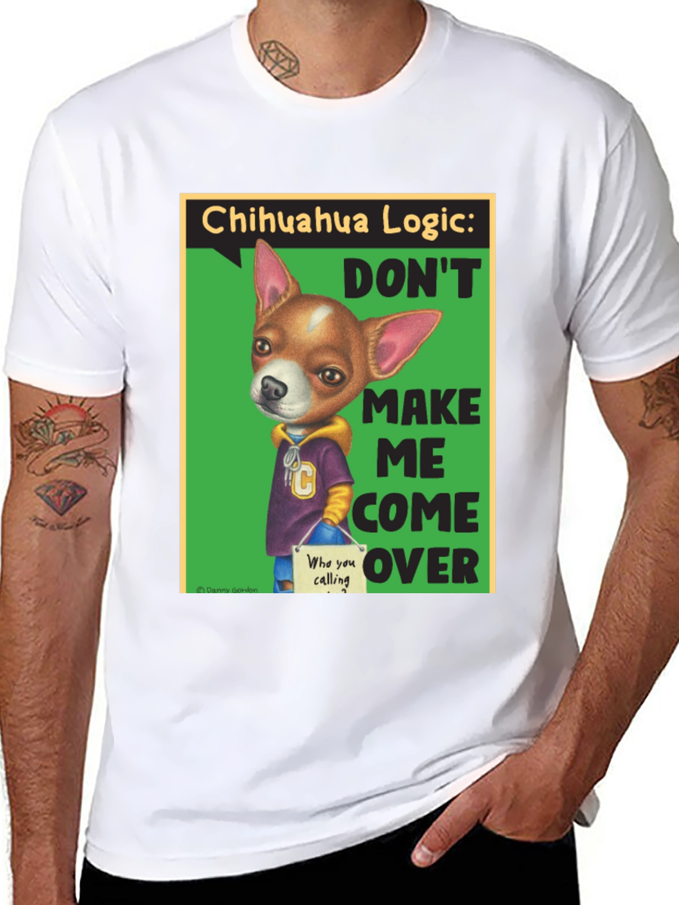 Chihuahua Logic Graphic T-Shirt