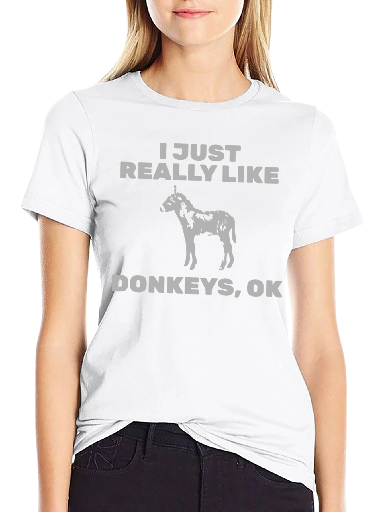 I Just Really Like Donkeys Graphic Tee
