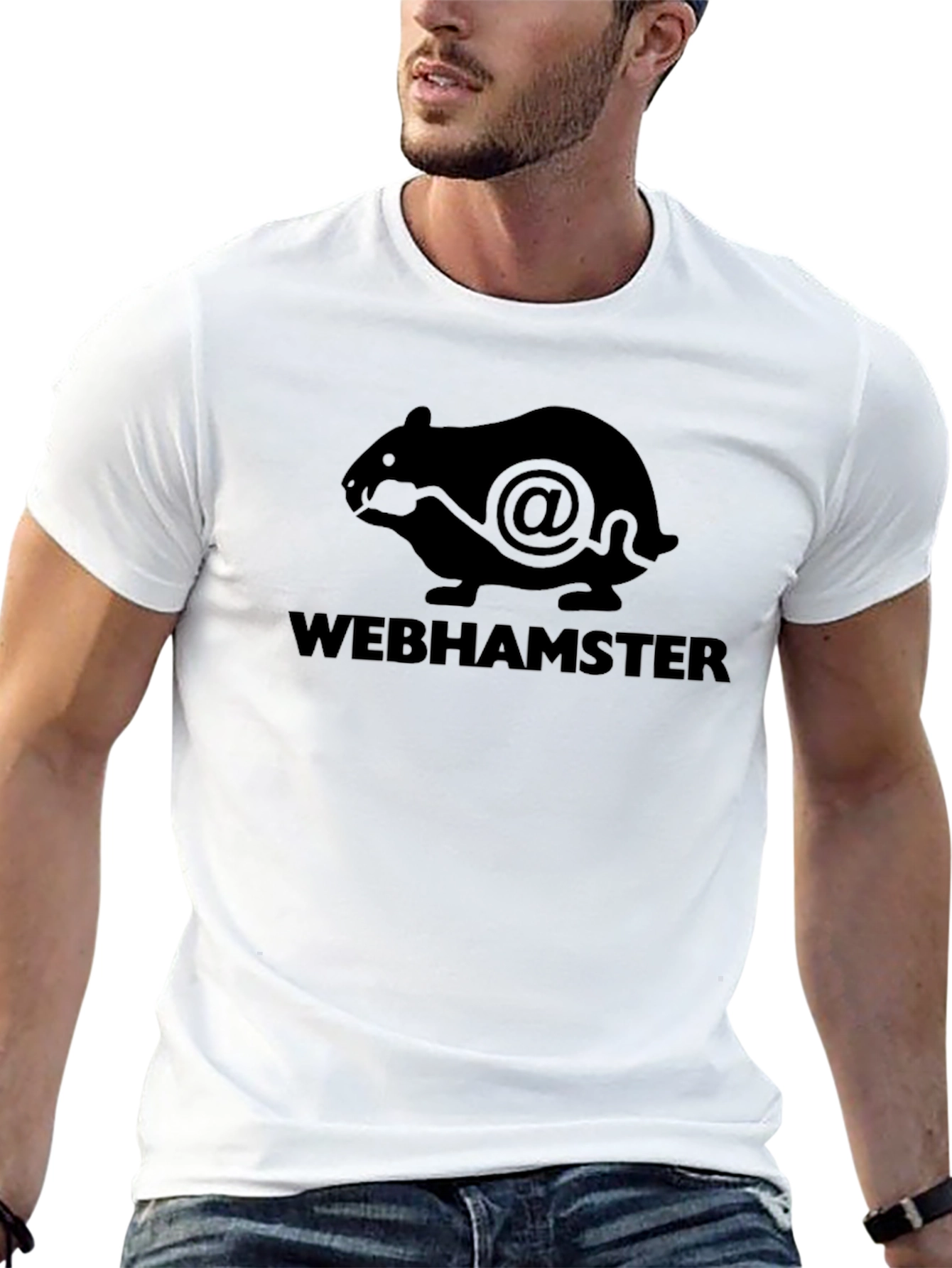 Webhamster Graphic Tee - Geeky Novelty T-Shirt