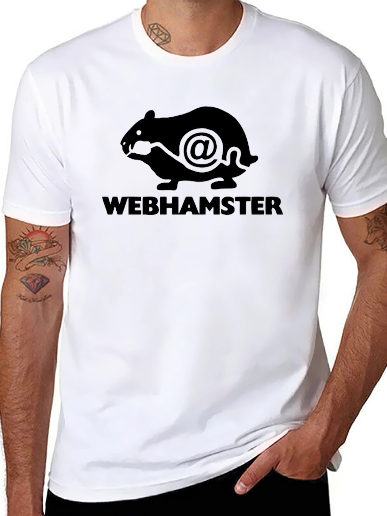 Webhamster Graphic Tee - Geeky Novelty T-Shirt