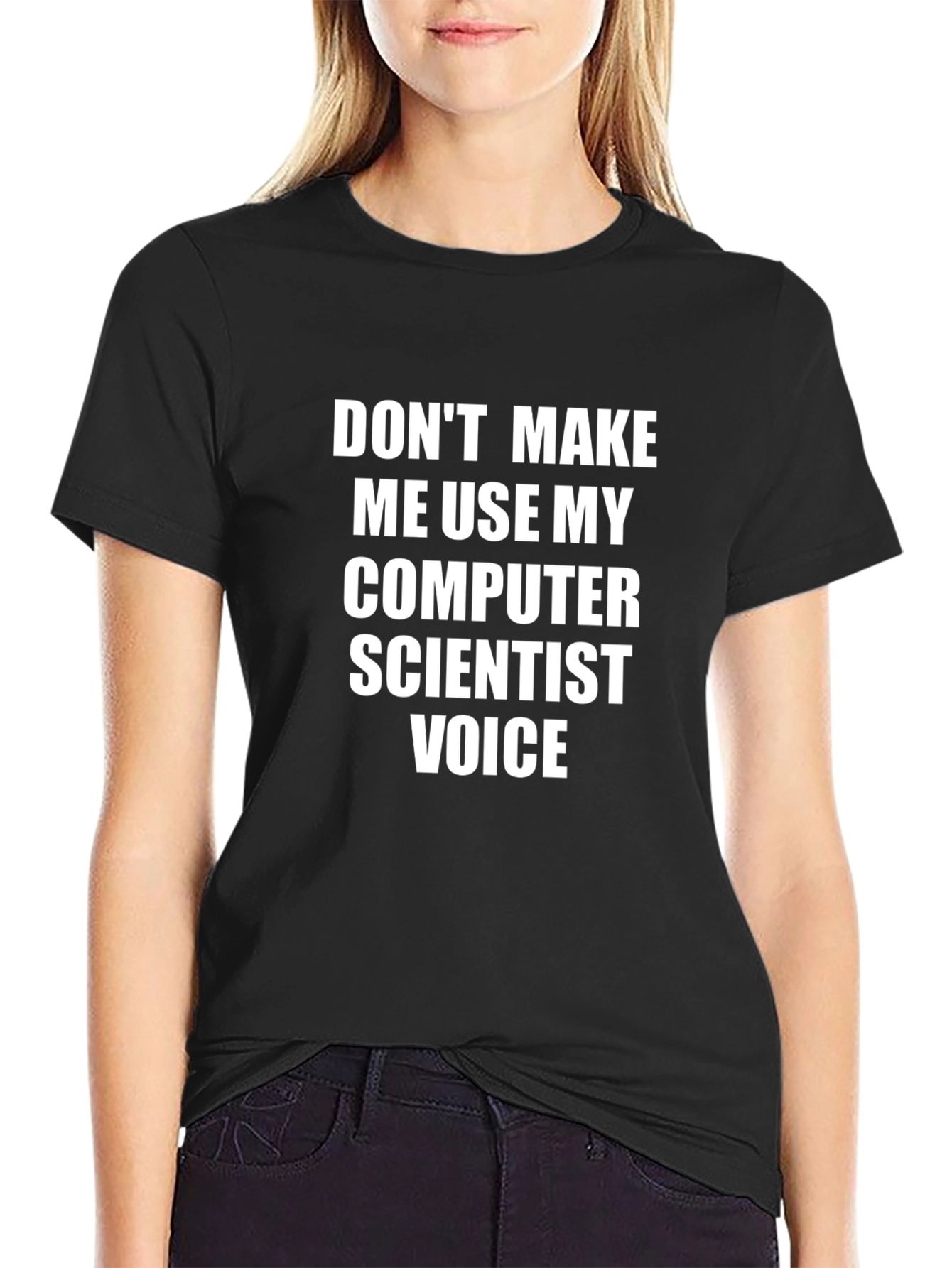 Computer Scientist Voice T-Shirt Funny Geek Tee
