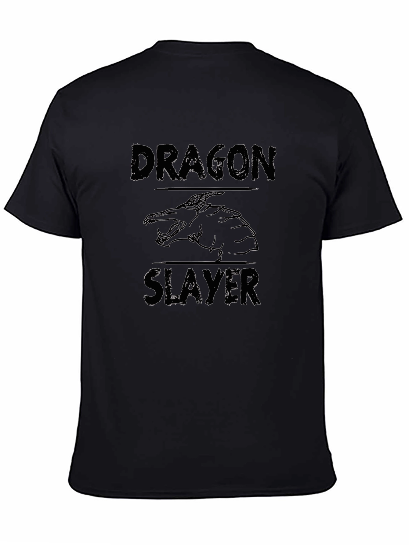 Dragon Slayer Graphic Black T-Shirt