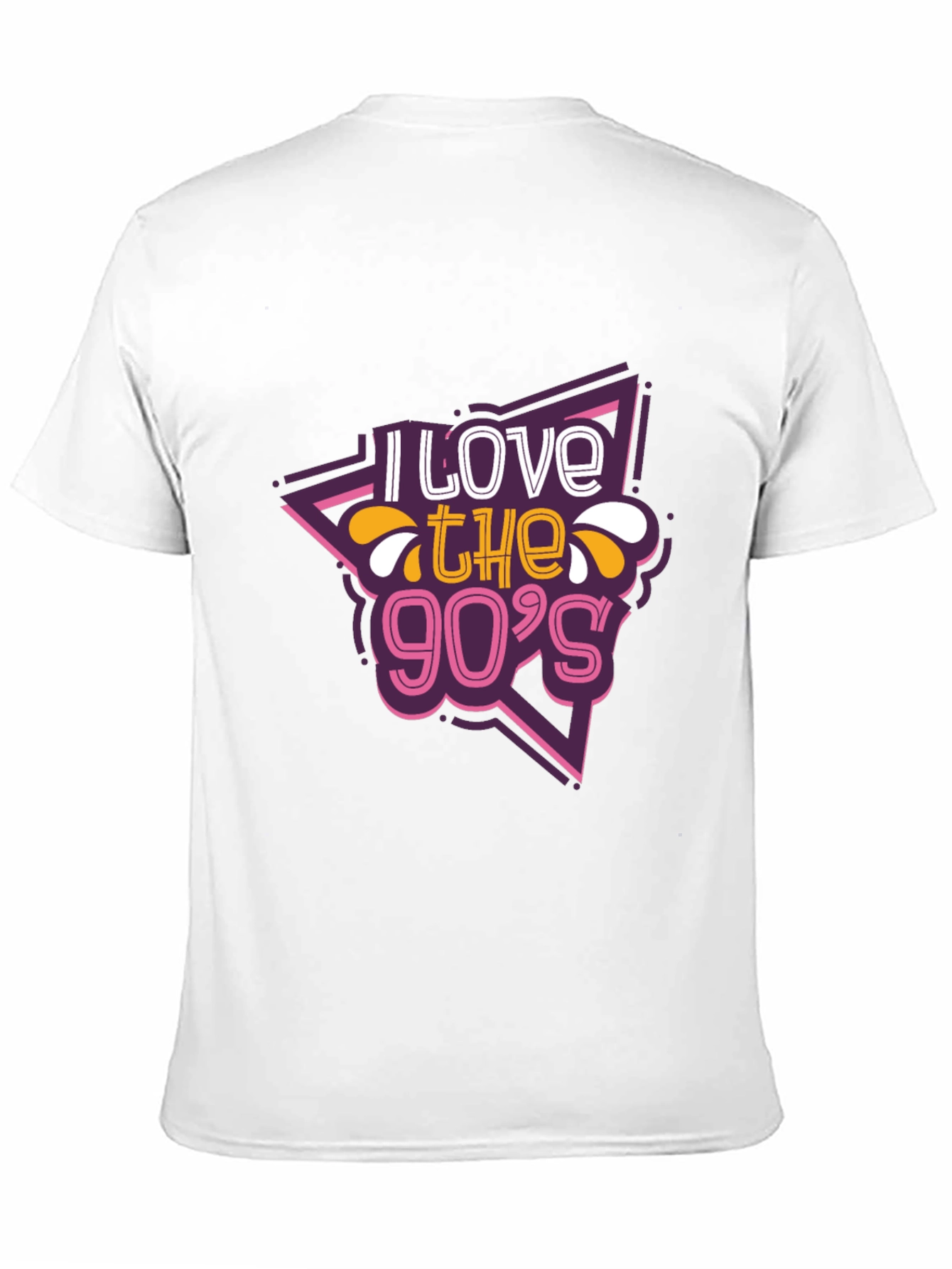 I Love the 90s Retro Graphic Tee - Black