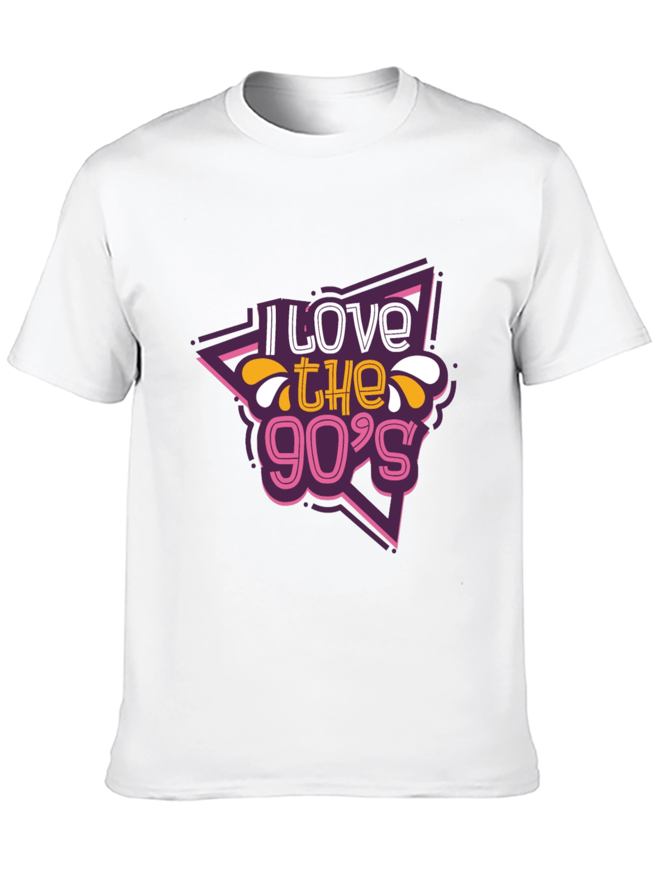 I Love the 90s Retro Graphic Tee - Black