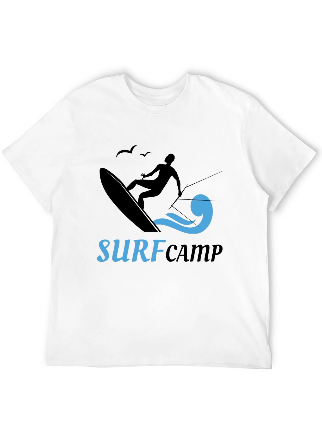 Surf Camp Black Graphic Tee
