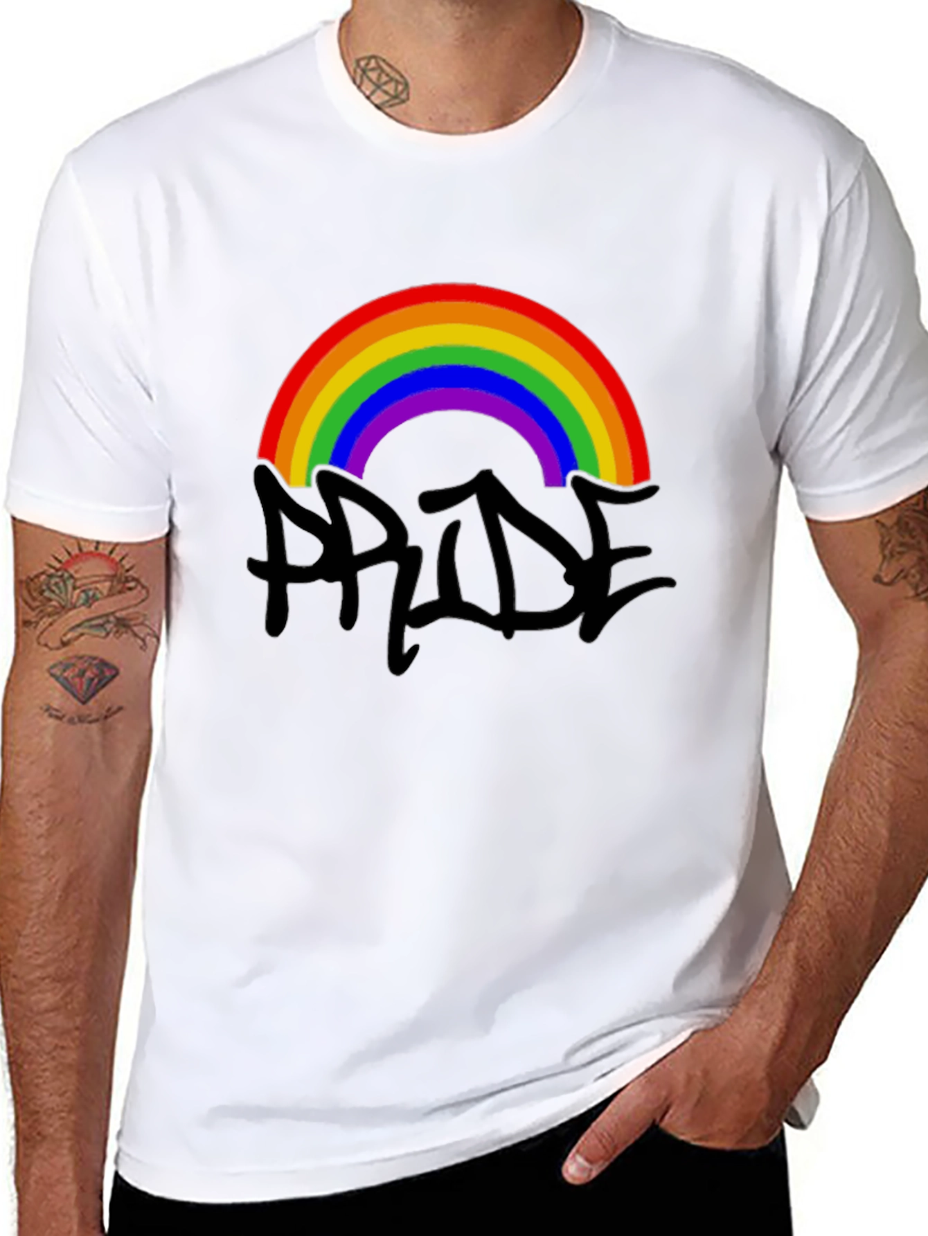 Pride Rainbow Graphic T-Shirt
