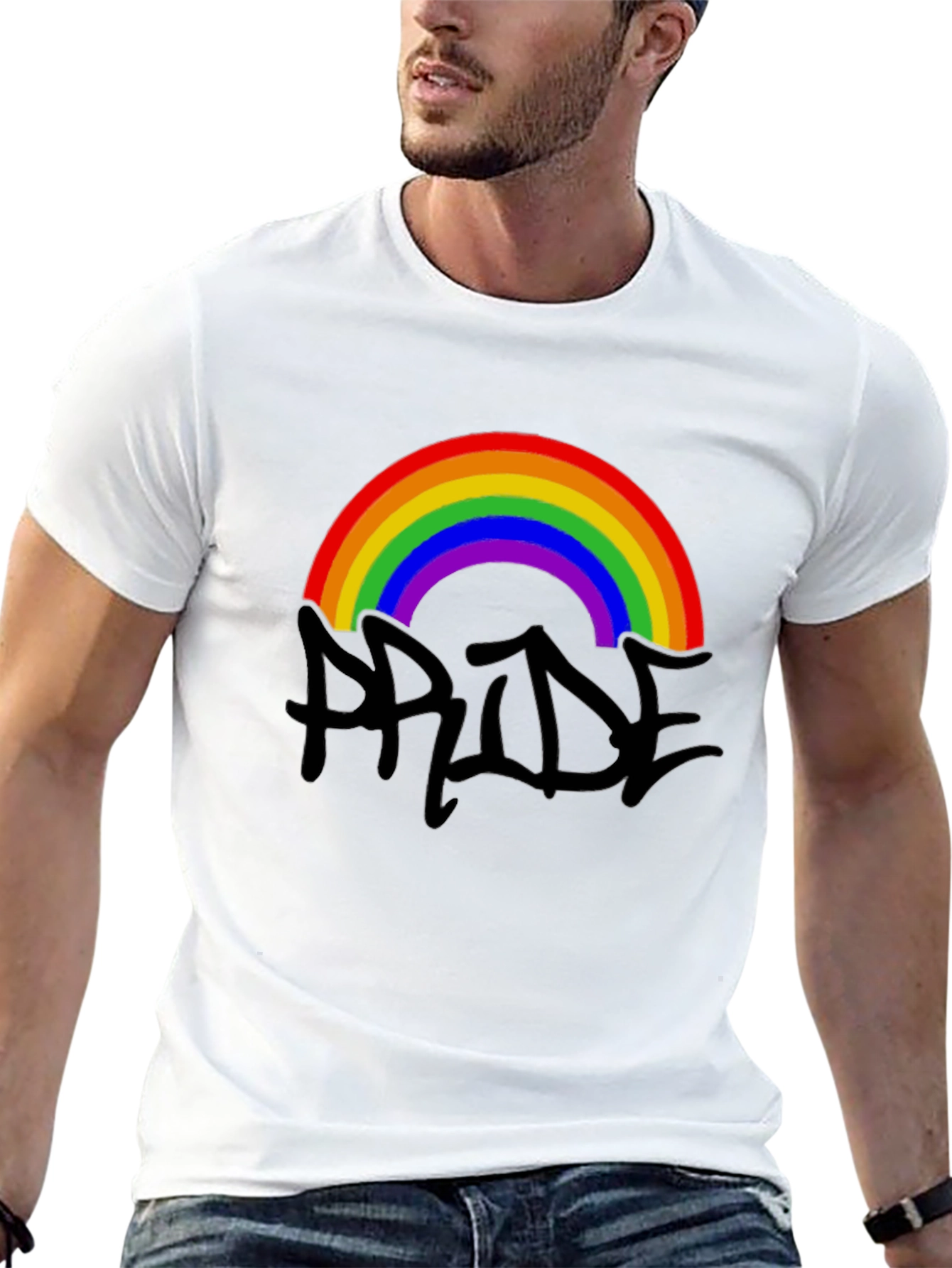 Pride Rainbow Graphic T-Shirt