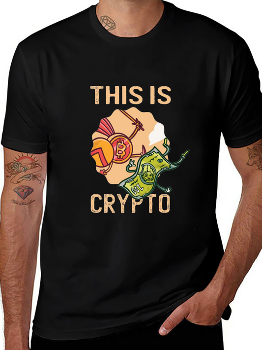 This Is Crypto T-Shirt - Bitcoin Money Design