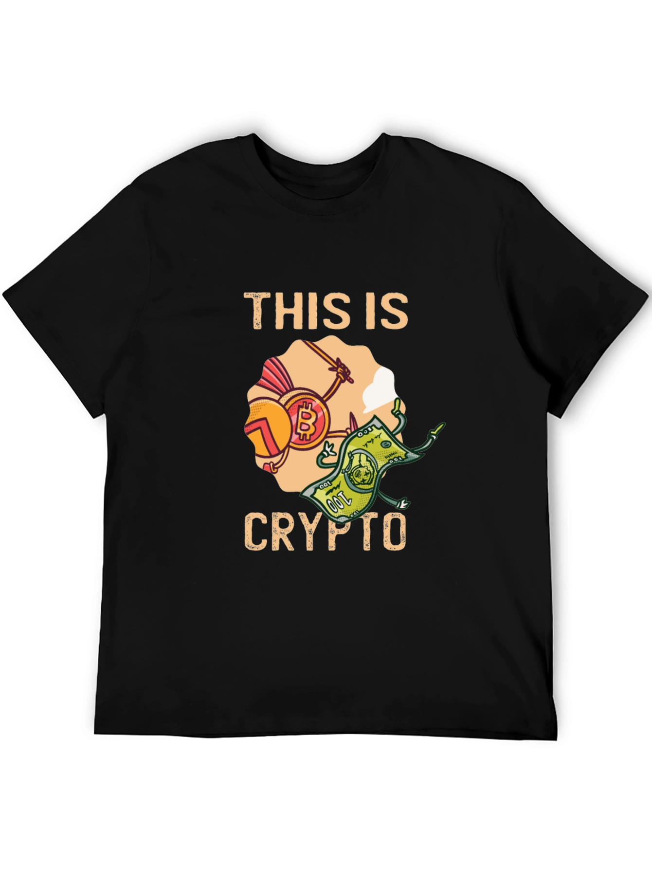 This Is Crypto T-Shirt - Bitcoin Money Design