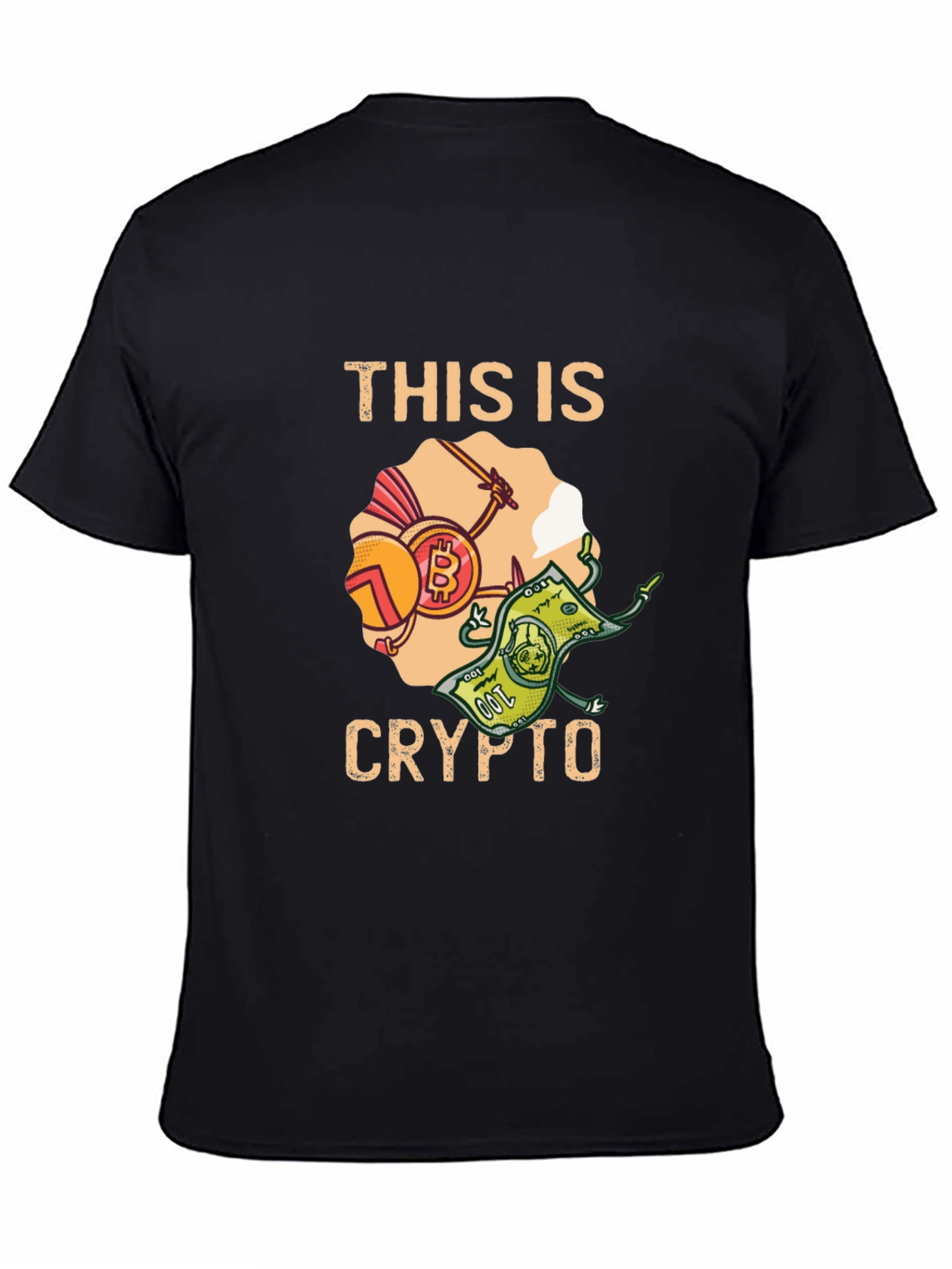 This Is Crypto T-Shirt - Bitcoin Money Design