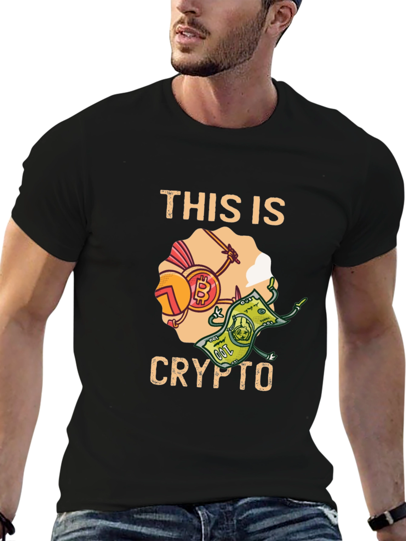 This Is Crypto T-Shirt - Bitcoin Money Design