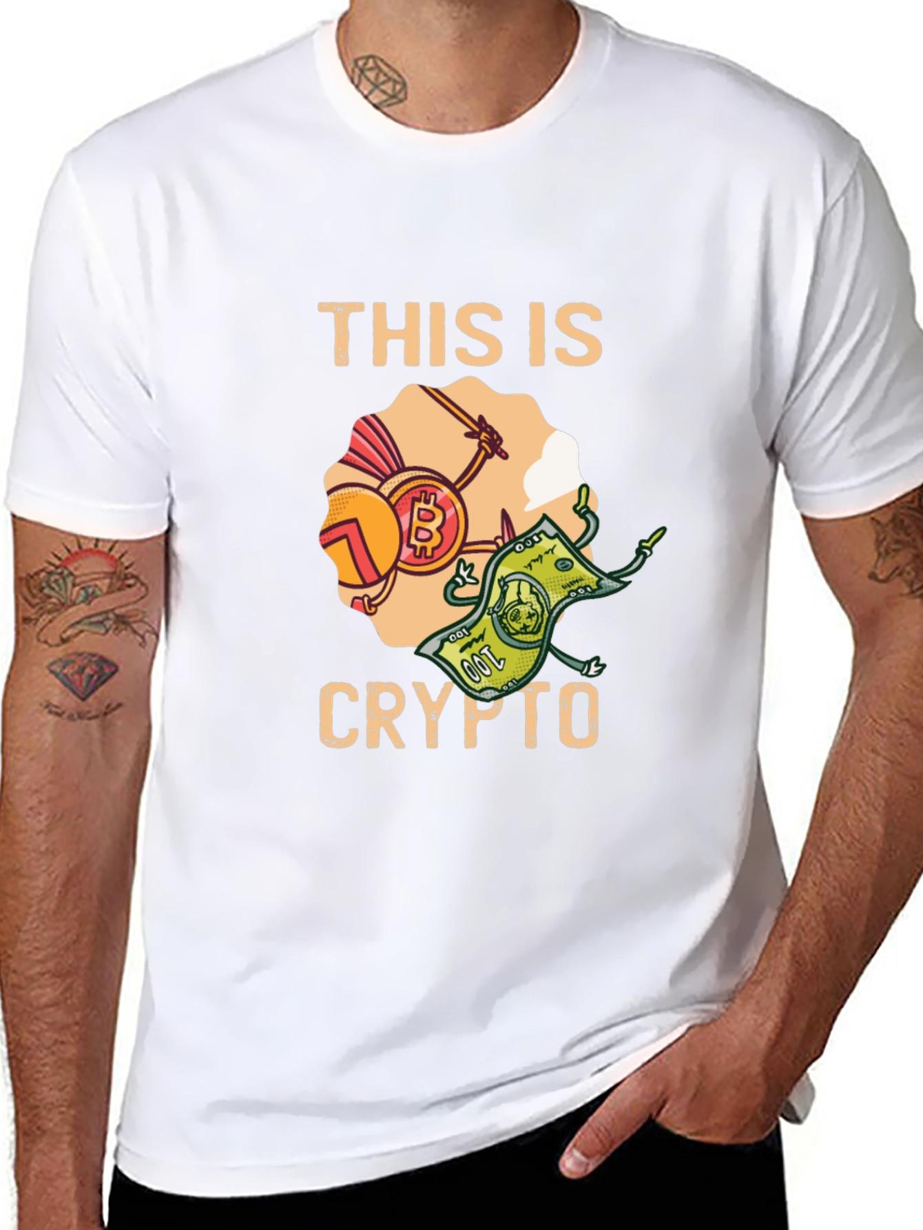 This Is Crypto T-Shirt - Bitcoin Money Design