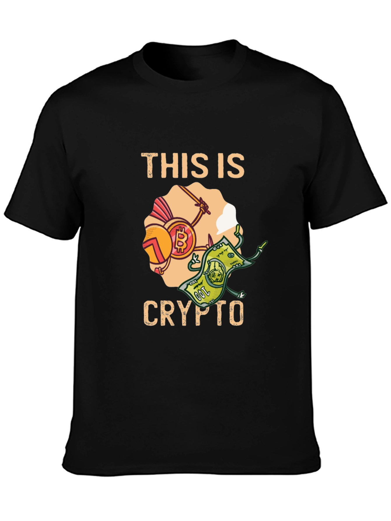 This Is Crypto T-Shirt - Bitcoin Money Design