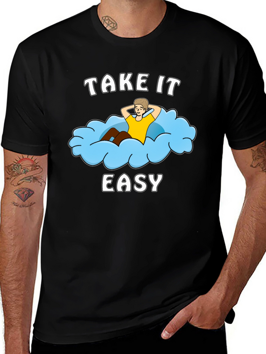 Take It Easy Cloud Graphic T-Shirt