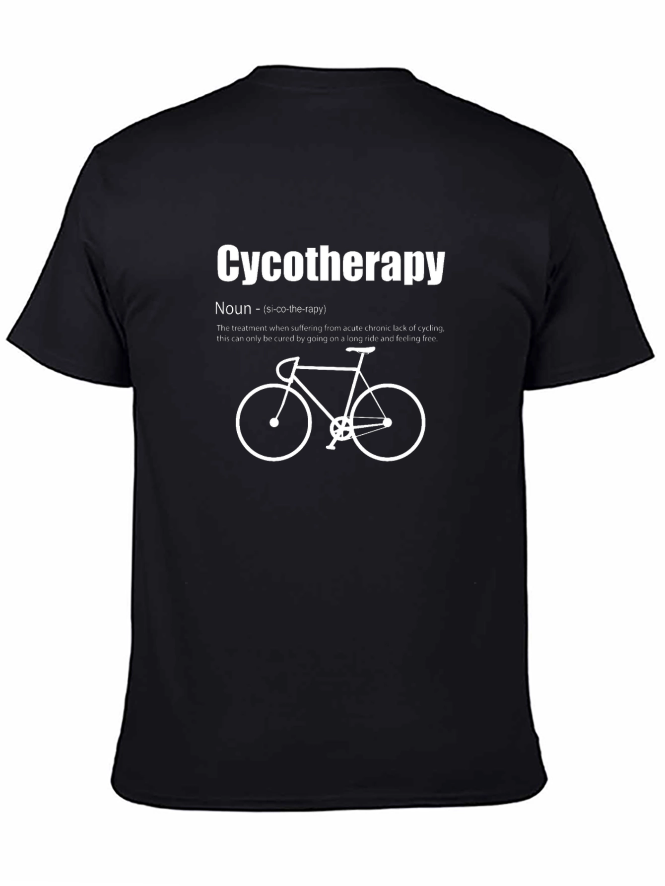 Cycotherapy T-Shirt - Cycling Therapy Definition Tee