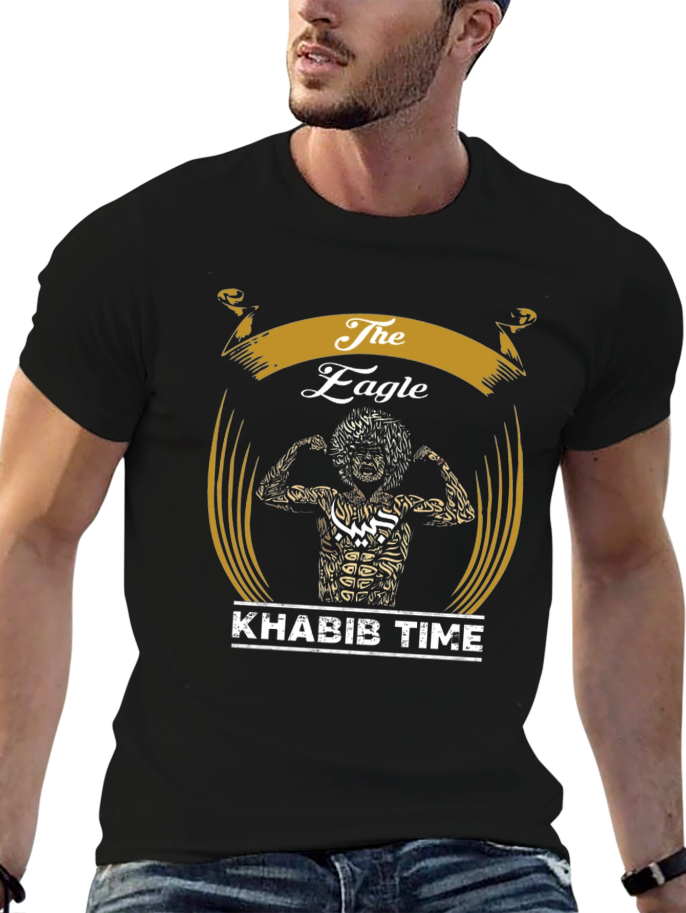 The Eagle Khabib Time Black T-Shirt