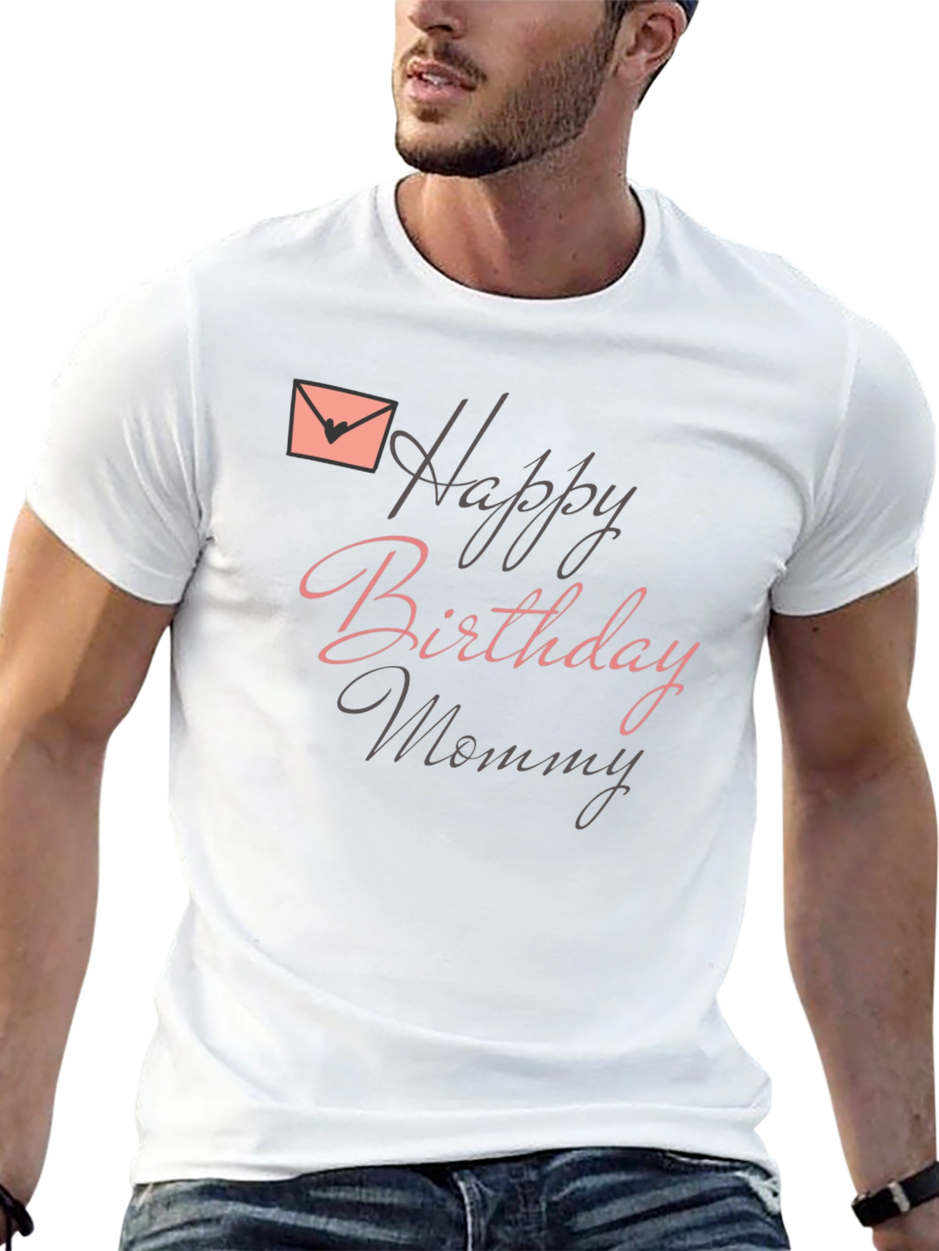 Happy Birthday Mommy Black T-Shirt