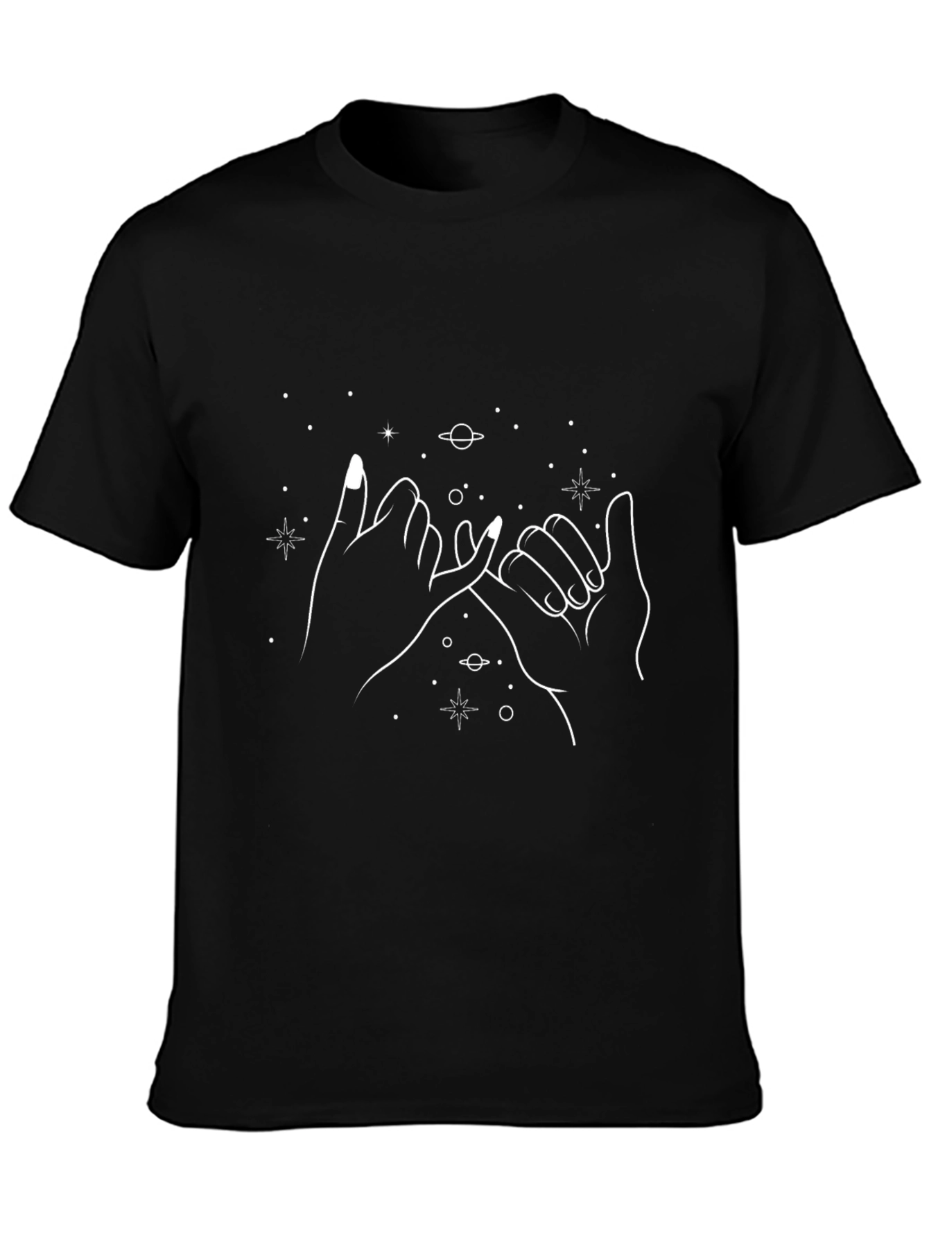 Pinky Promise Graphic T-Shirt - Black