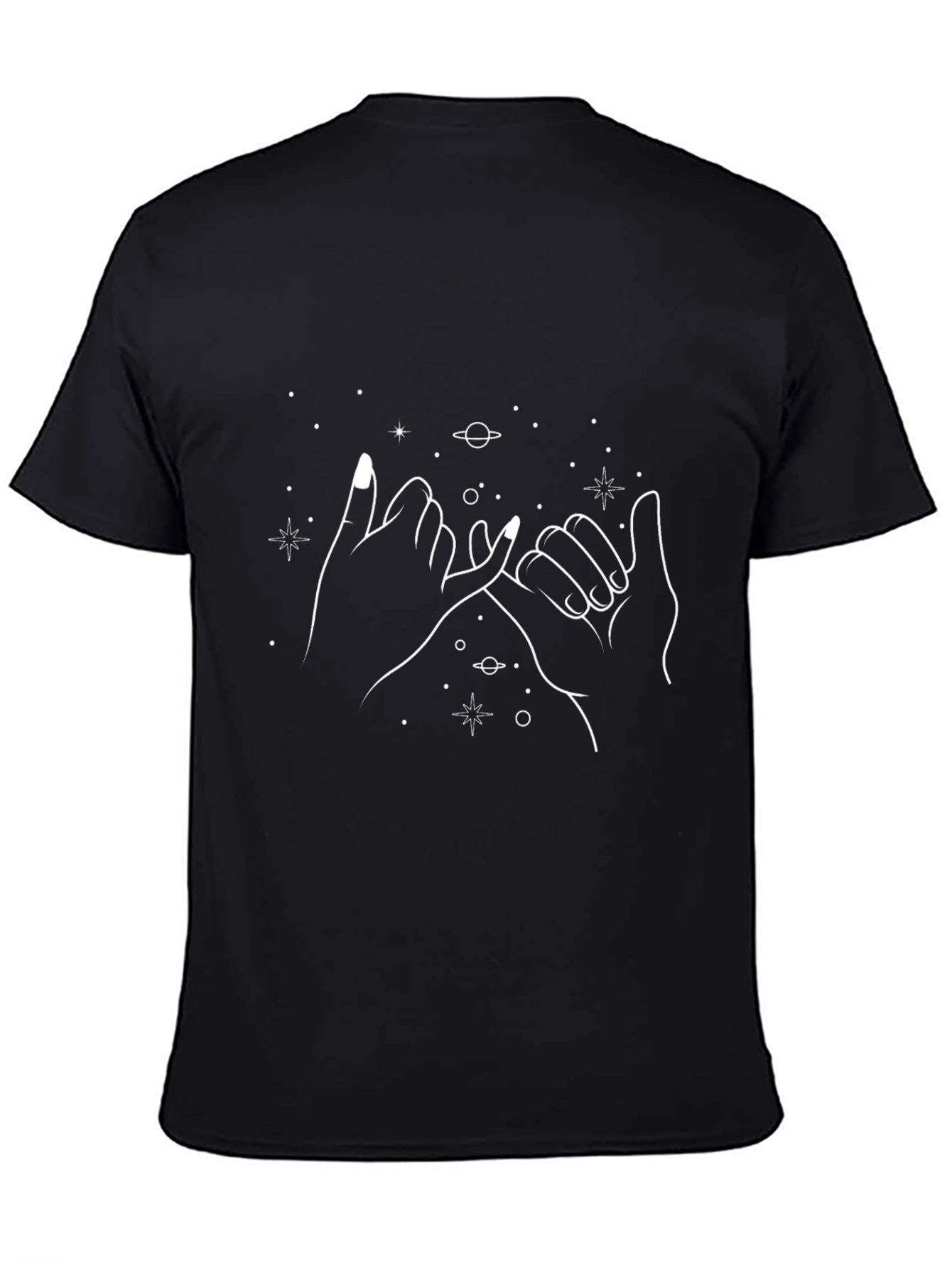 Pinky Promise Graphic T-Shirt - Black