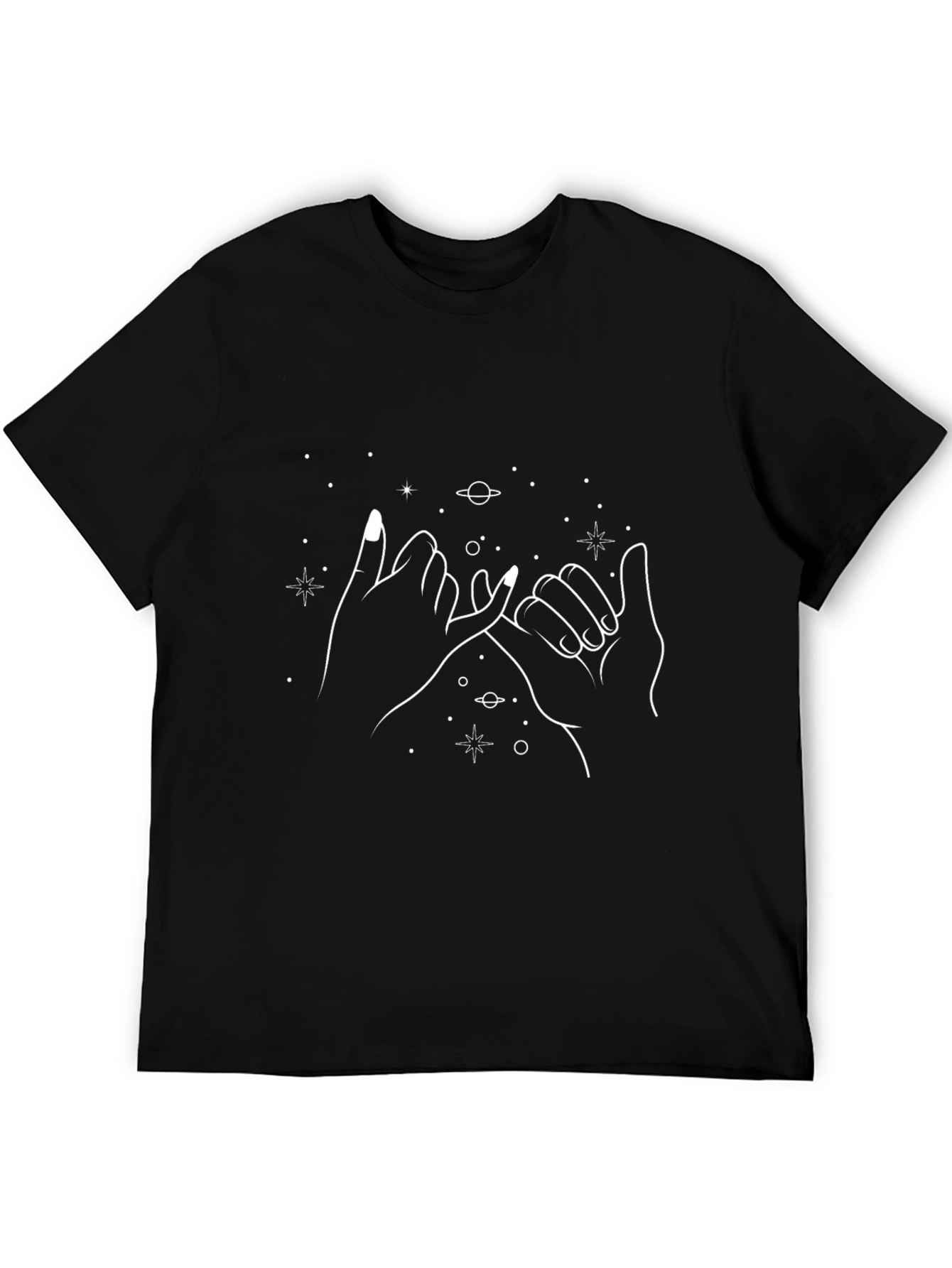 Pinky Promise Graphic T-Shirt - Black