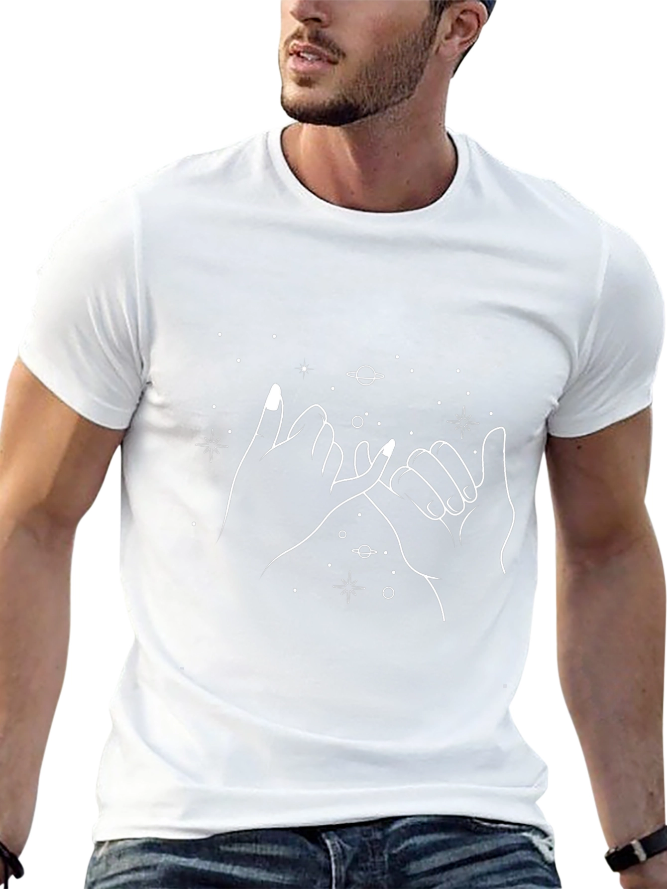 Pinky Promise Graphic T-Shirt - Black