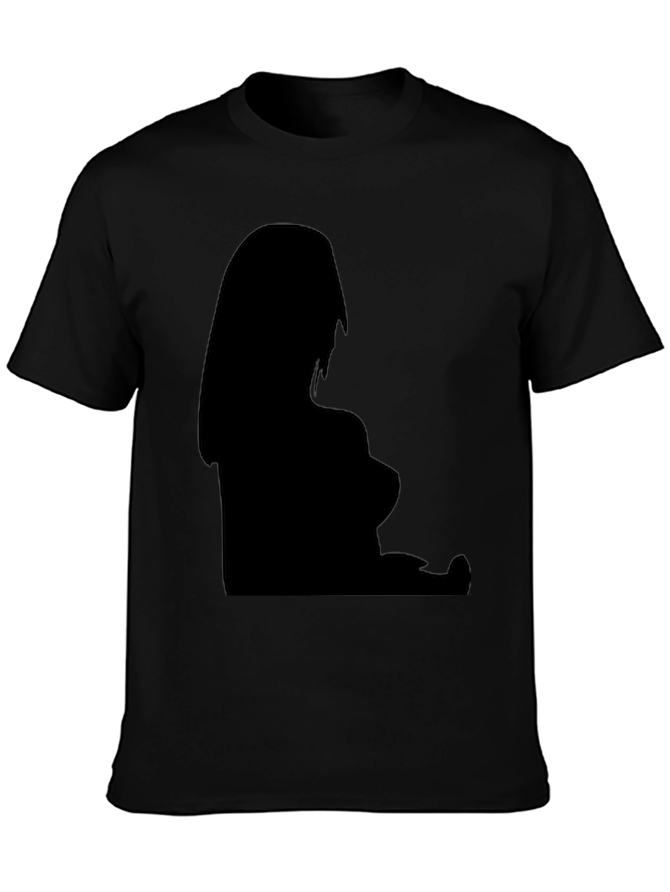 Silhouette Graphic Black T-Shirt