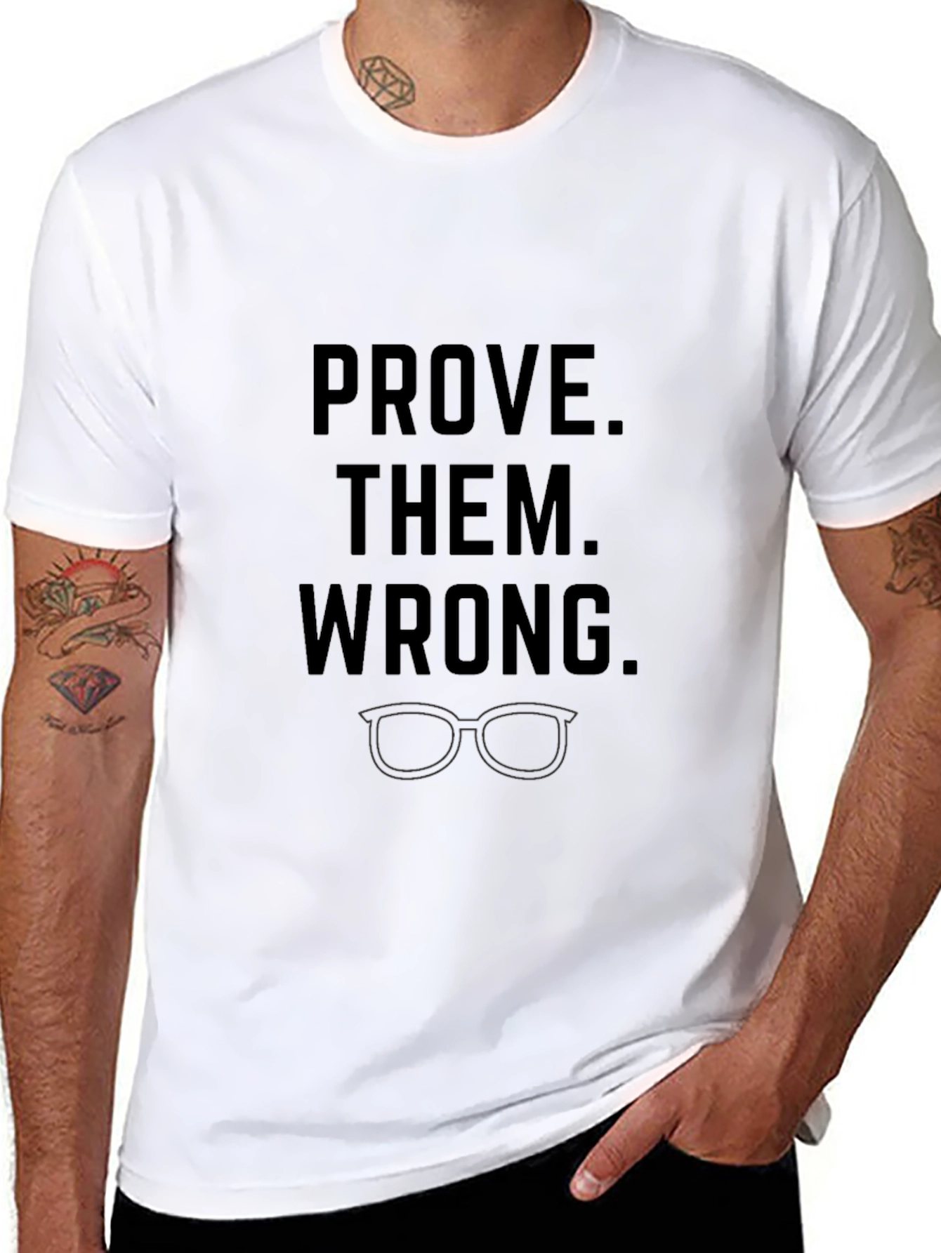 Prove Them Wrong Graphic Tee - Motivational Style