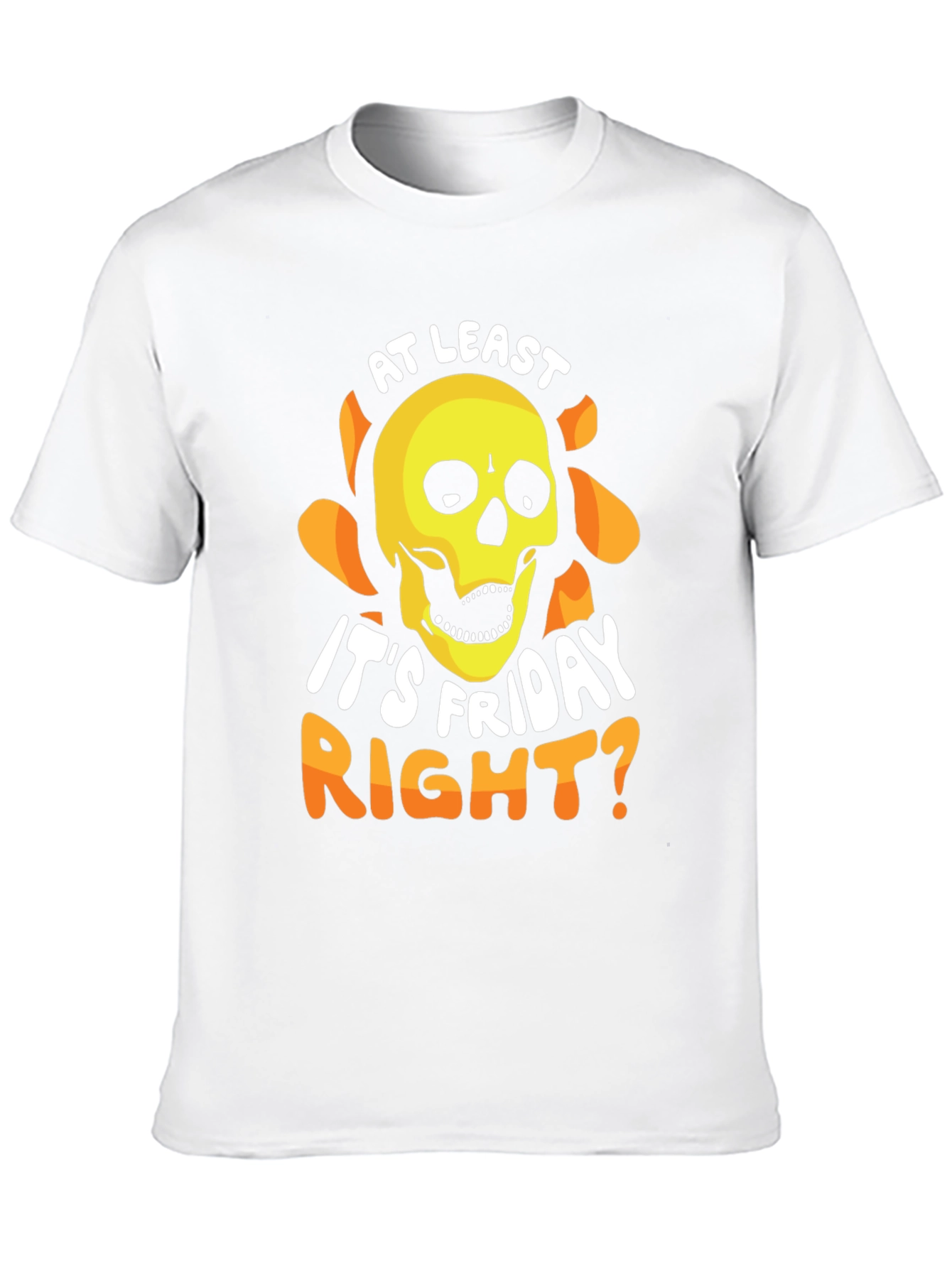 Friday Skull Graphic Tee - Mens Black T-Shirt