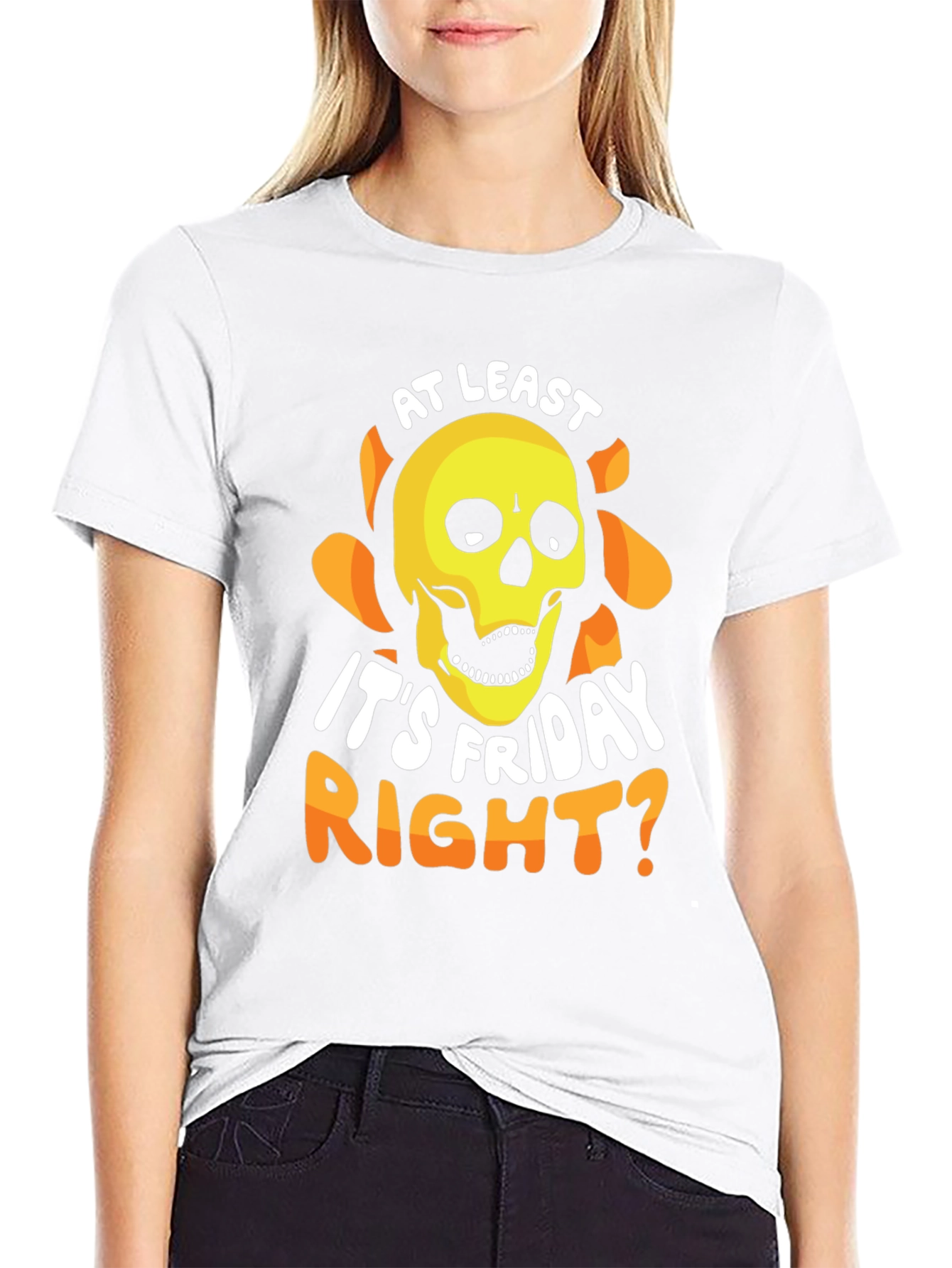 Friday Skull Graphic Tee - Mens Black T-Shirt