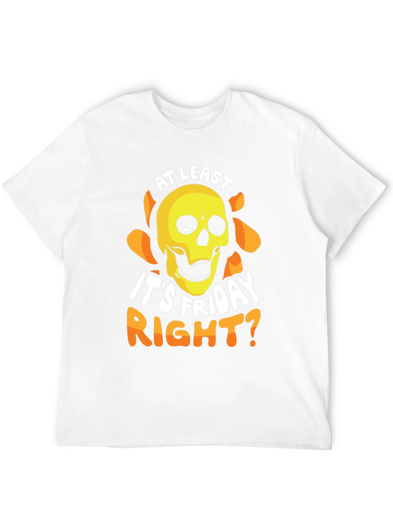 Friday Skull Graphic Tee - Mens Black T-Shirt
