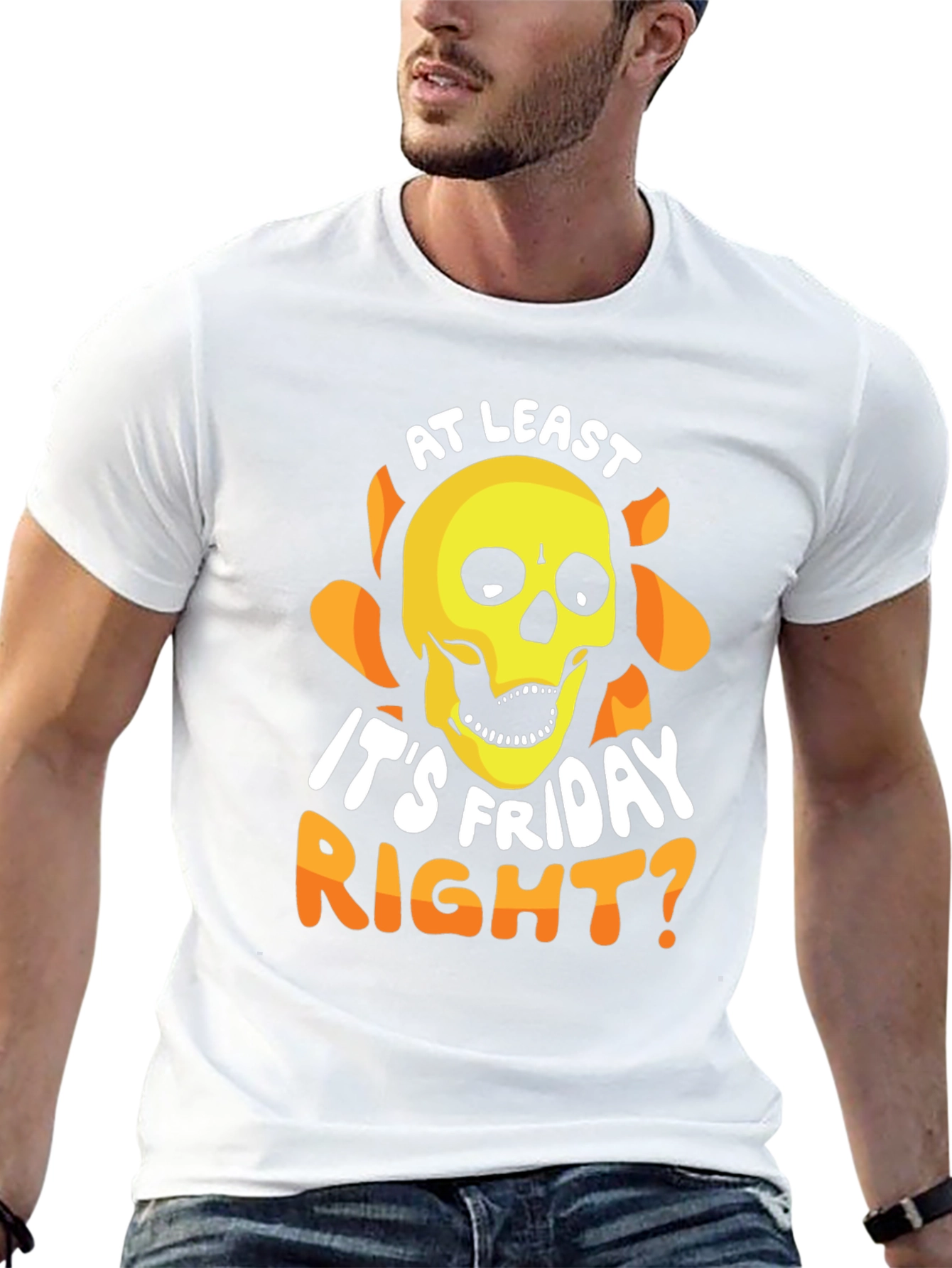 Friday Skull Graphic Tee - Mens Black T-Shirt