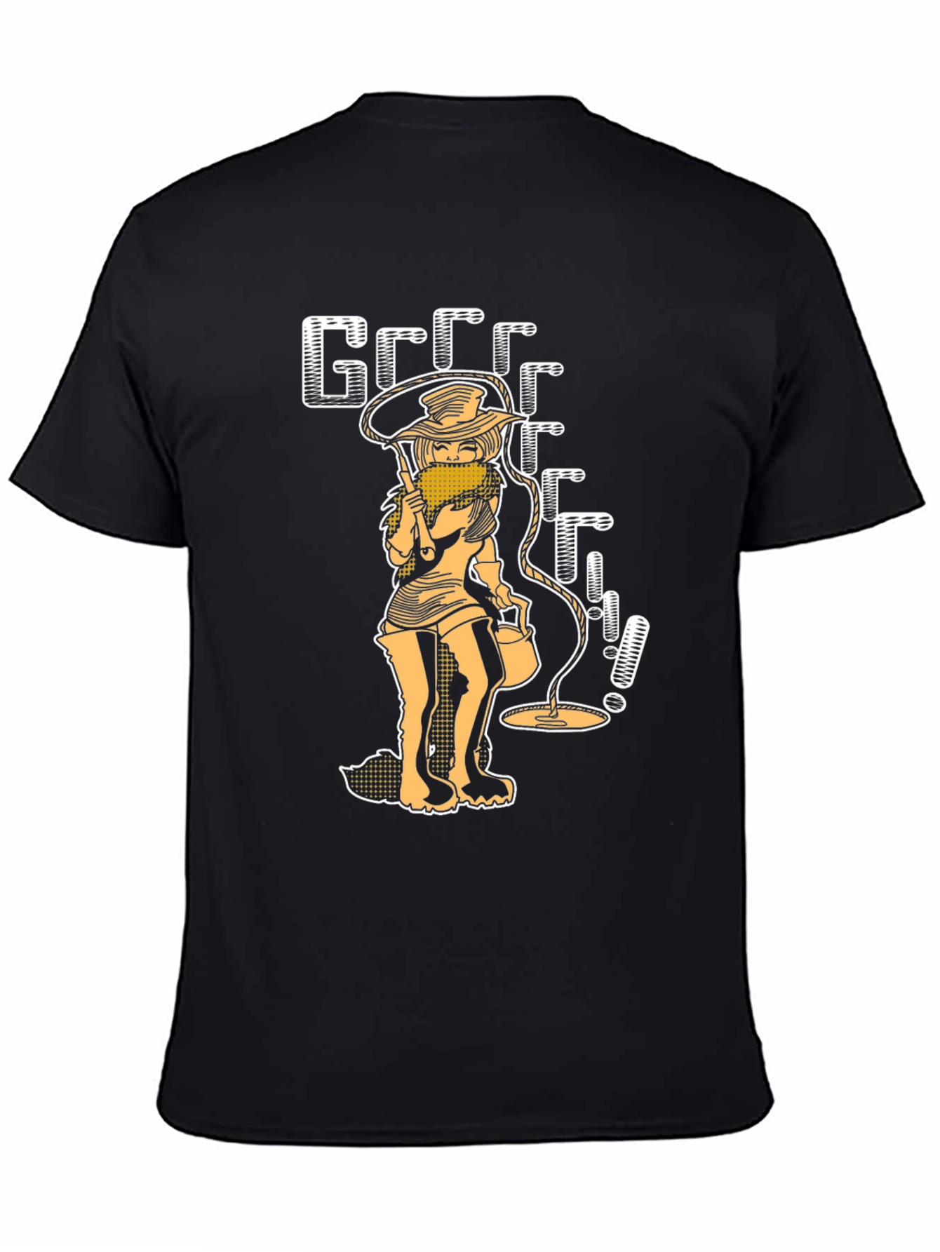 Grrrr Girl Black Graphic Tee