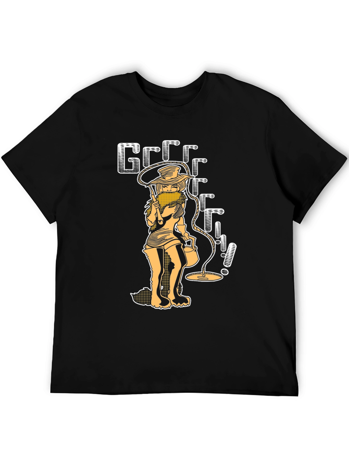 Grrrr Girl Black Graphic Tee