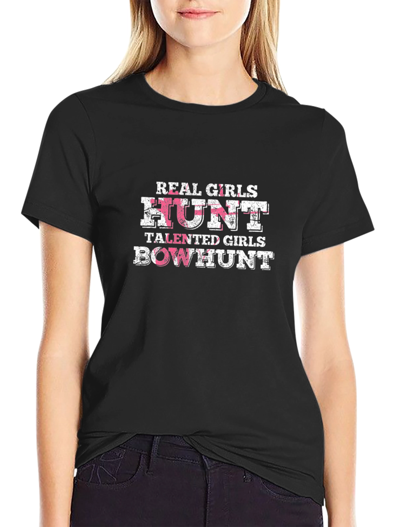 Real Girls Hunt Bowhunt T-Shirt