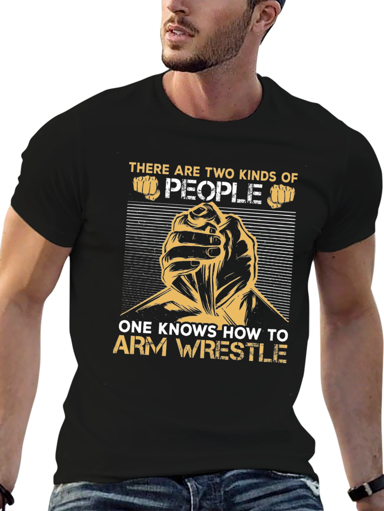 Arm Wrestle T-Shirt - Two Kinds of People Tee