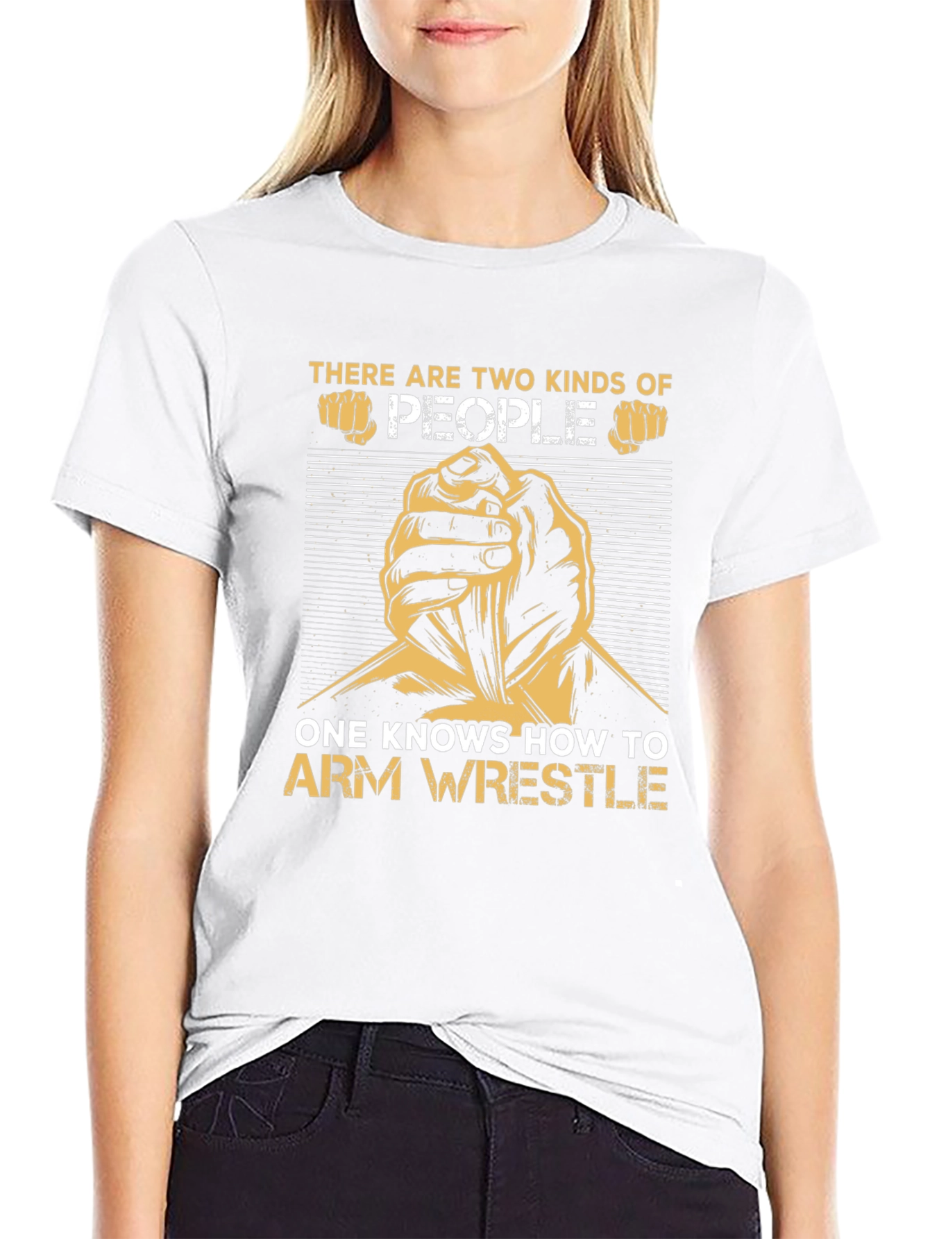 Arm Wrestle T-Shirt - Two Kinds of People Tee
