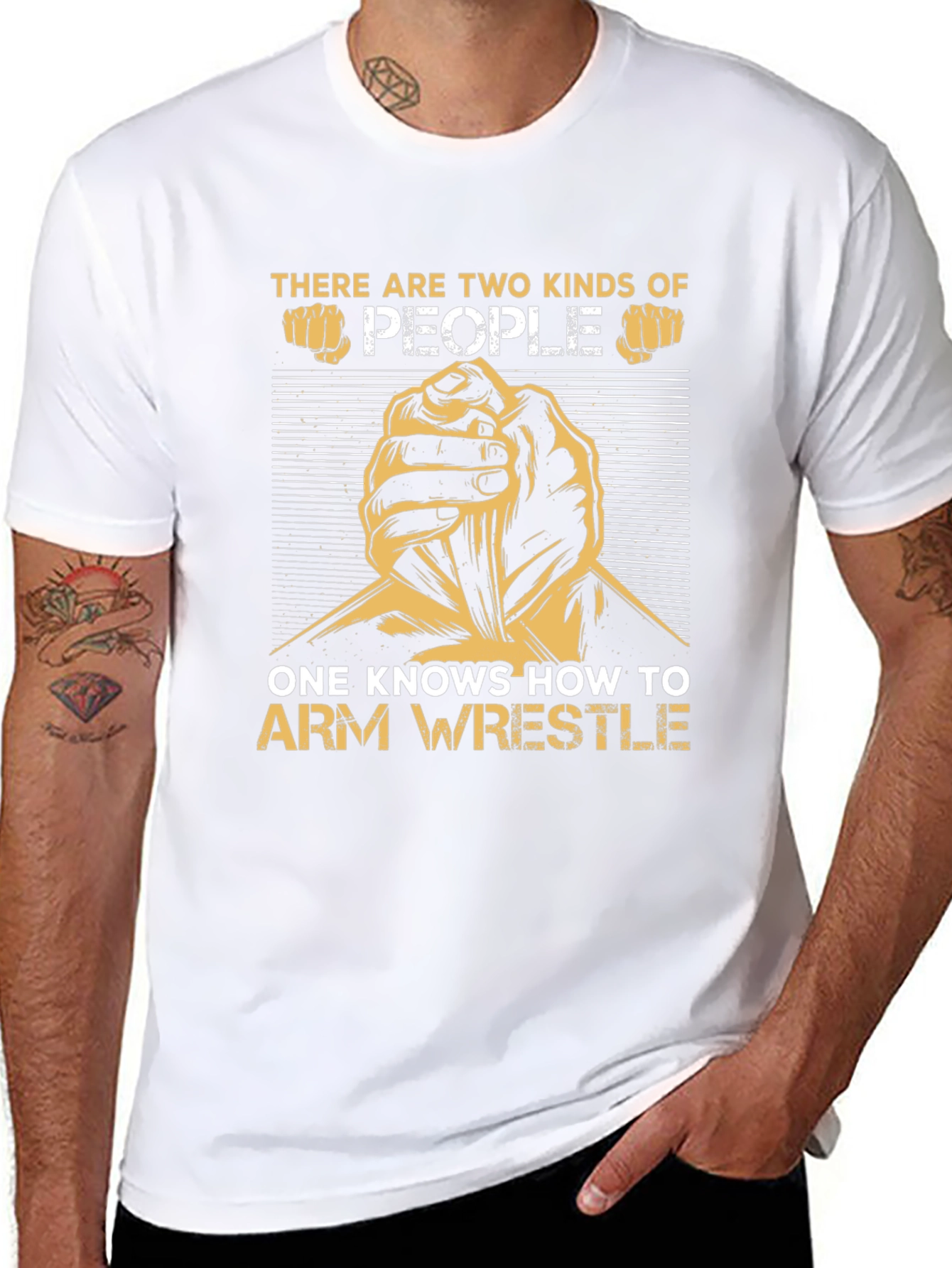Arm Wrestle T-Shirt - Two Kinds of People Tee
