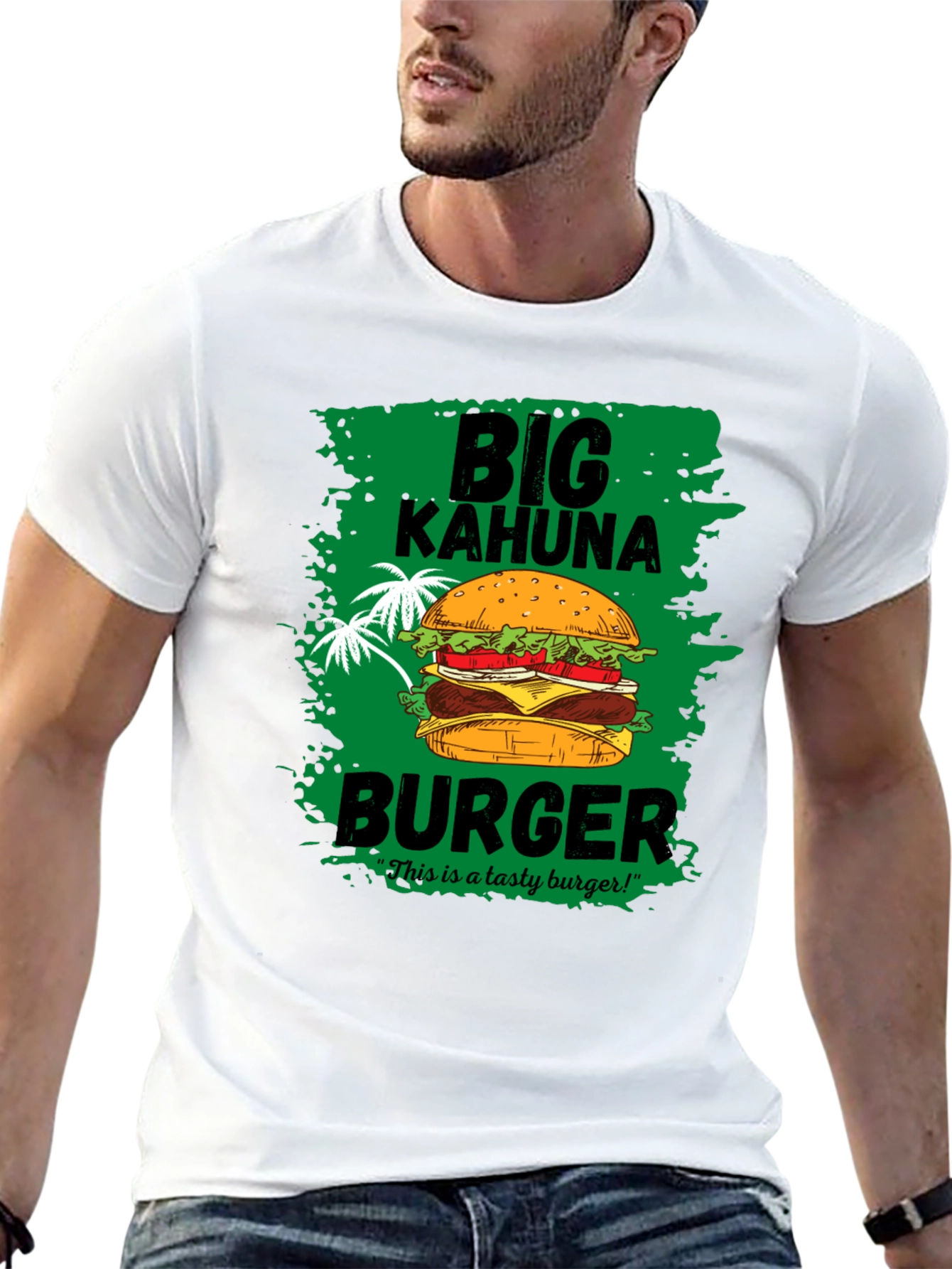 Big Kahuna Burger Graphic Tee - Pulp Fiction Inspired