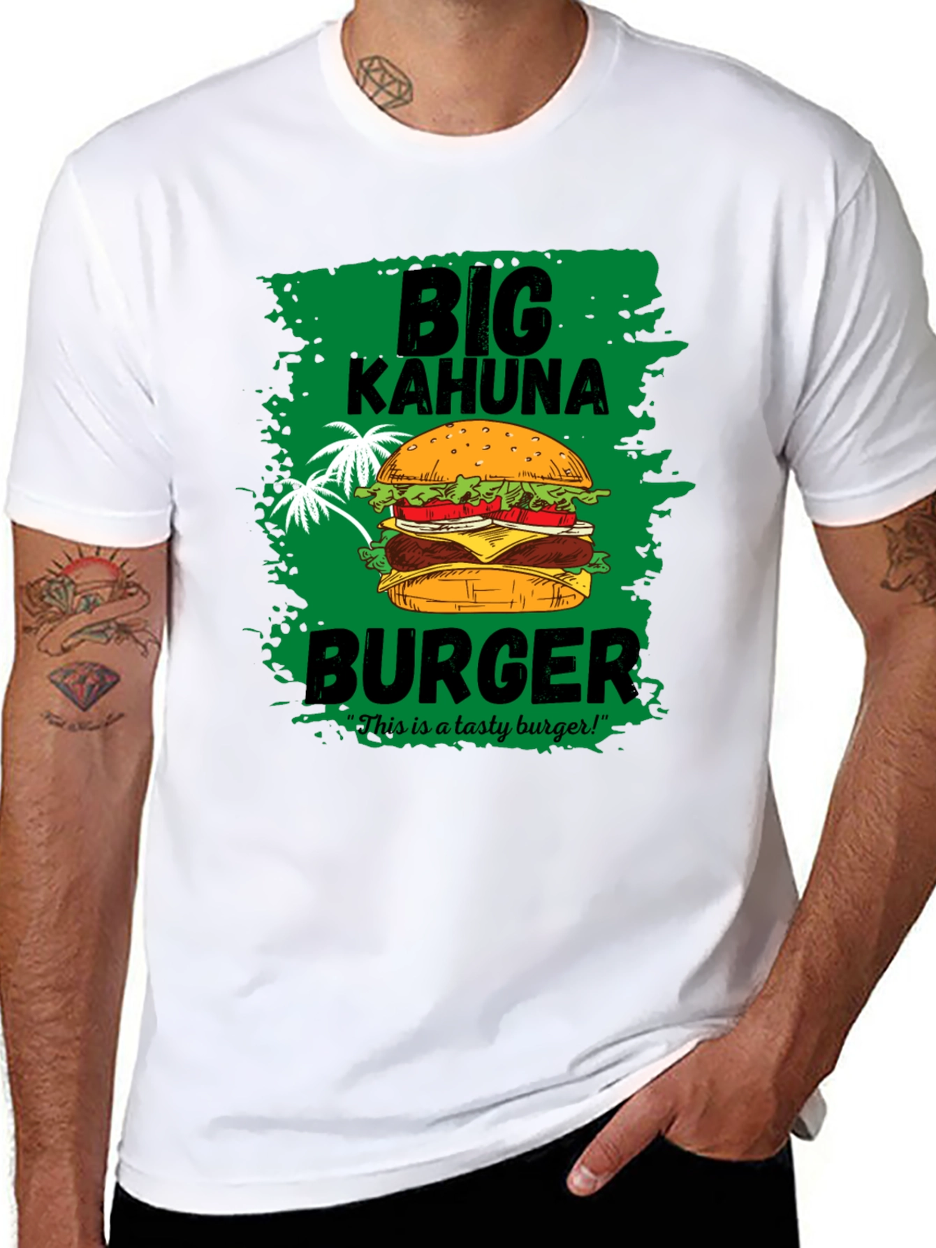 Big Kahuna Burger Graphic Tee - Pulp Fiction Inspired