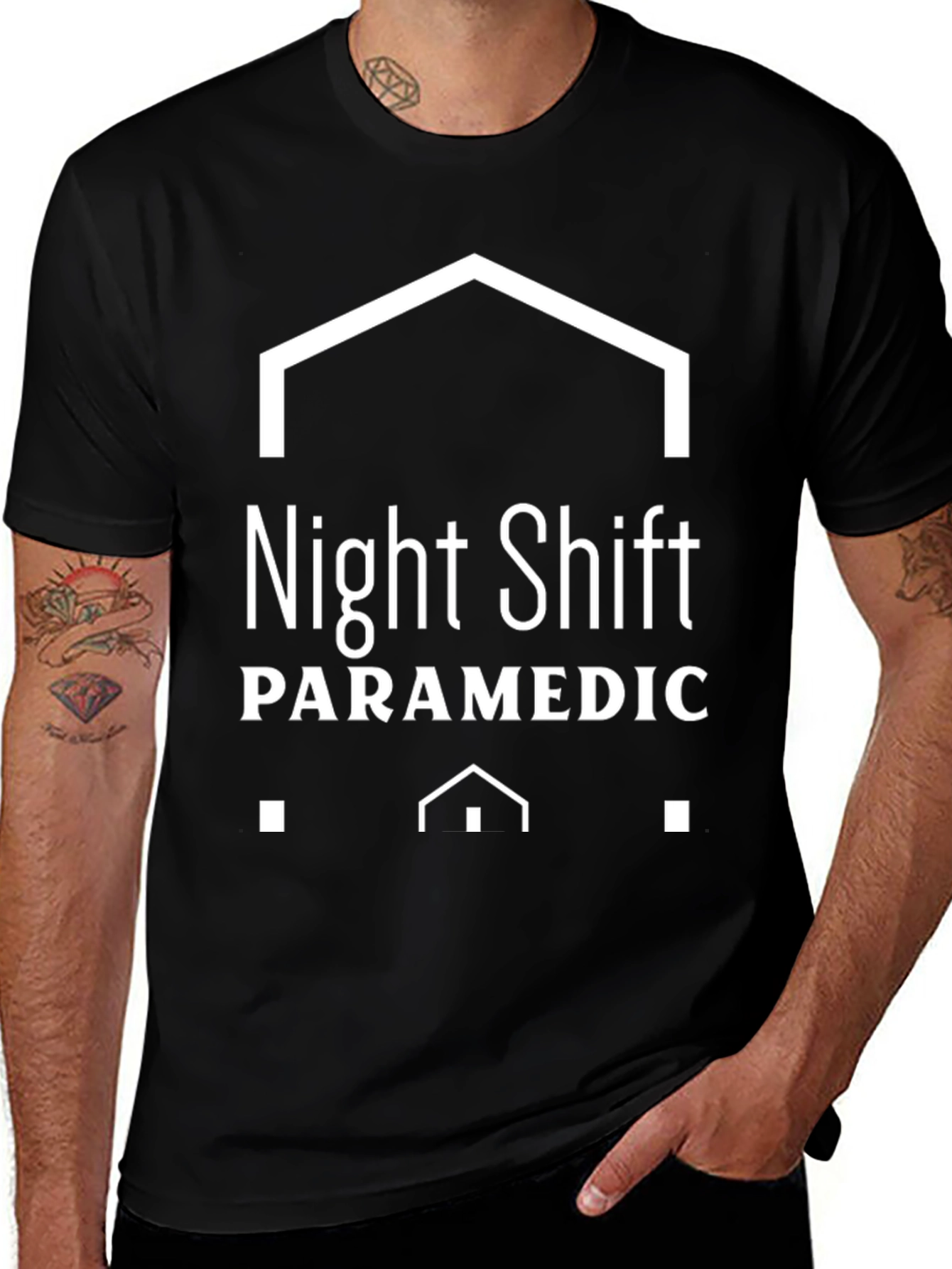 Night Shift Paramedic Graphic Tee