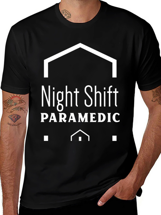 Night Shift Paramedic Graphic Tee