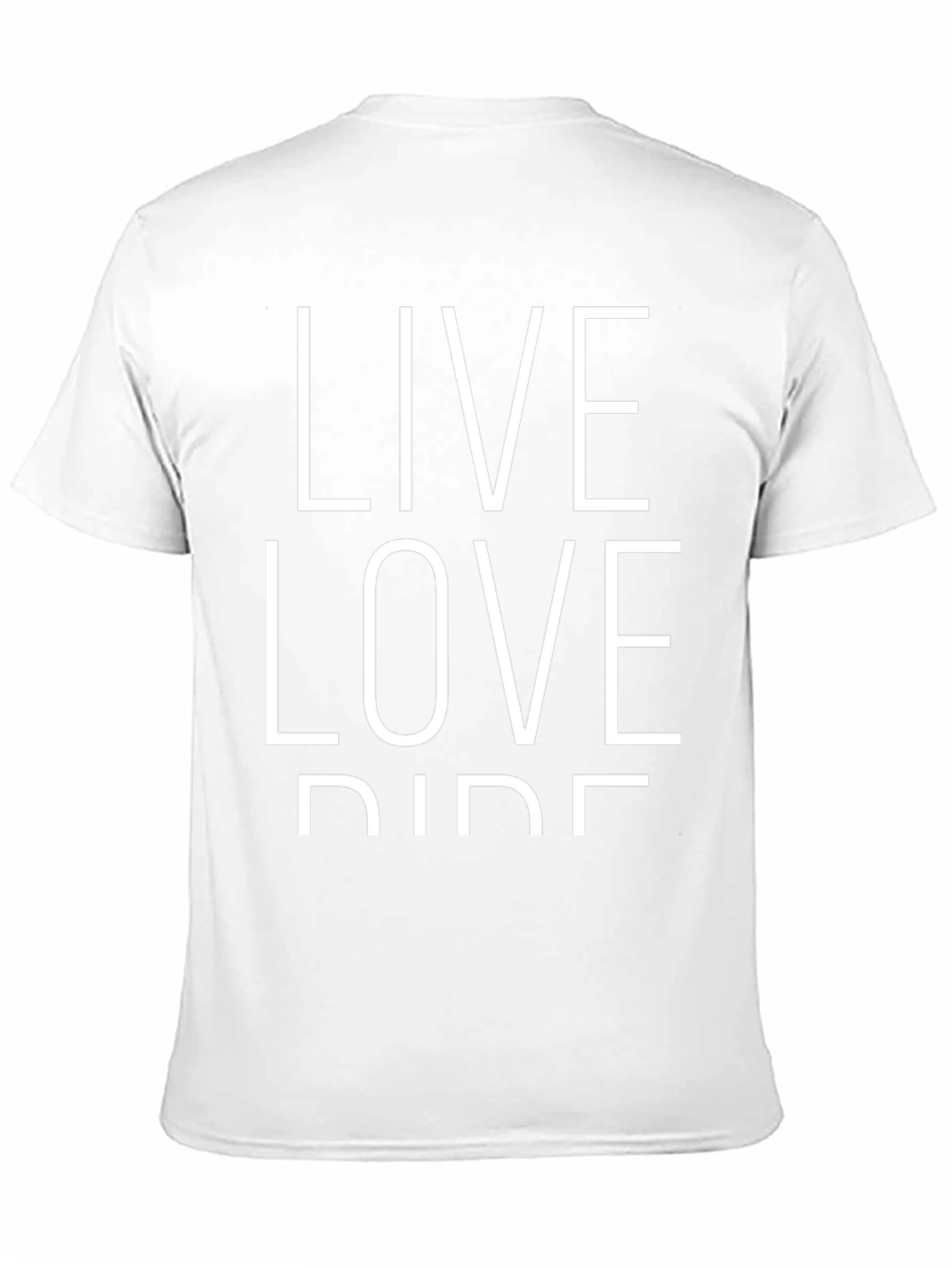 Live Love Ride Black Graphic Tee