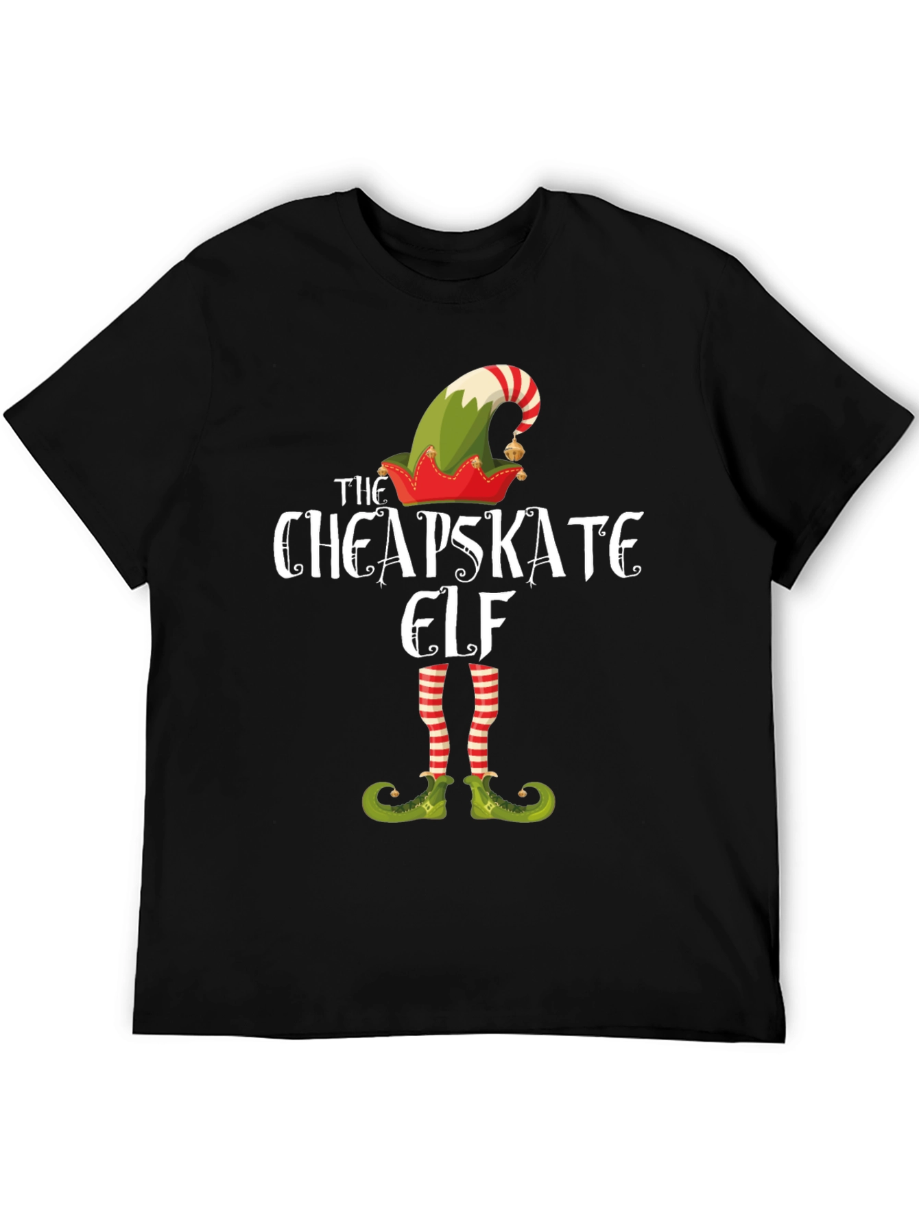 Cheapskate Elf Graphic T-Shirt